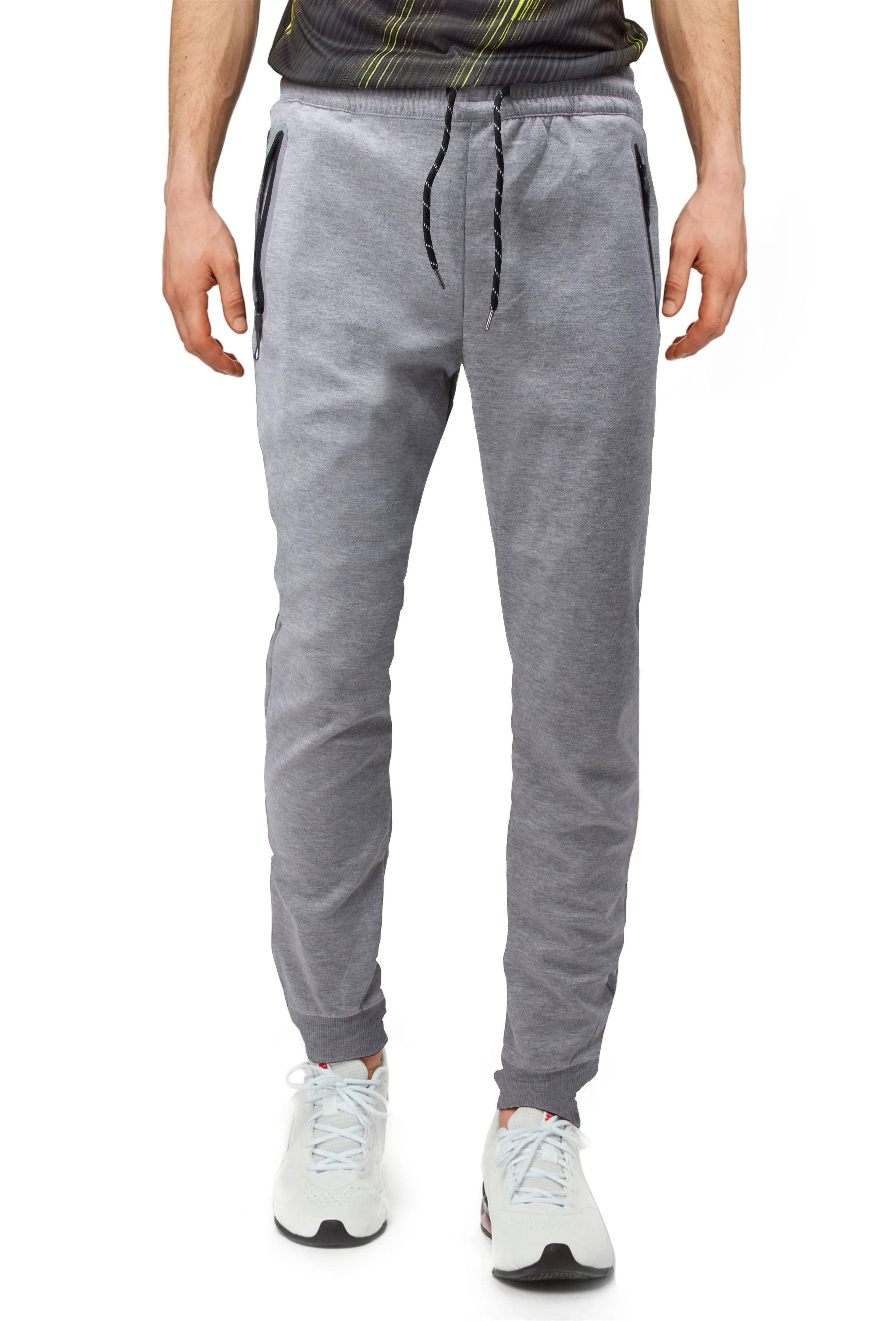 Cultura Men's Zip Pocket Fleece Jogger Sweatpants