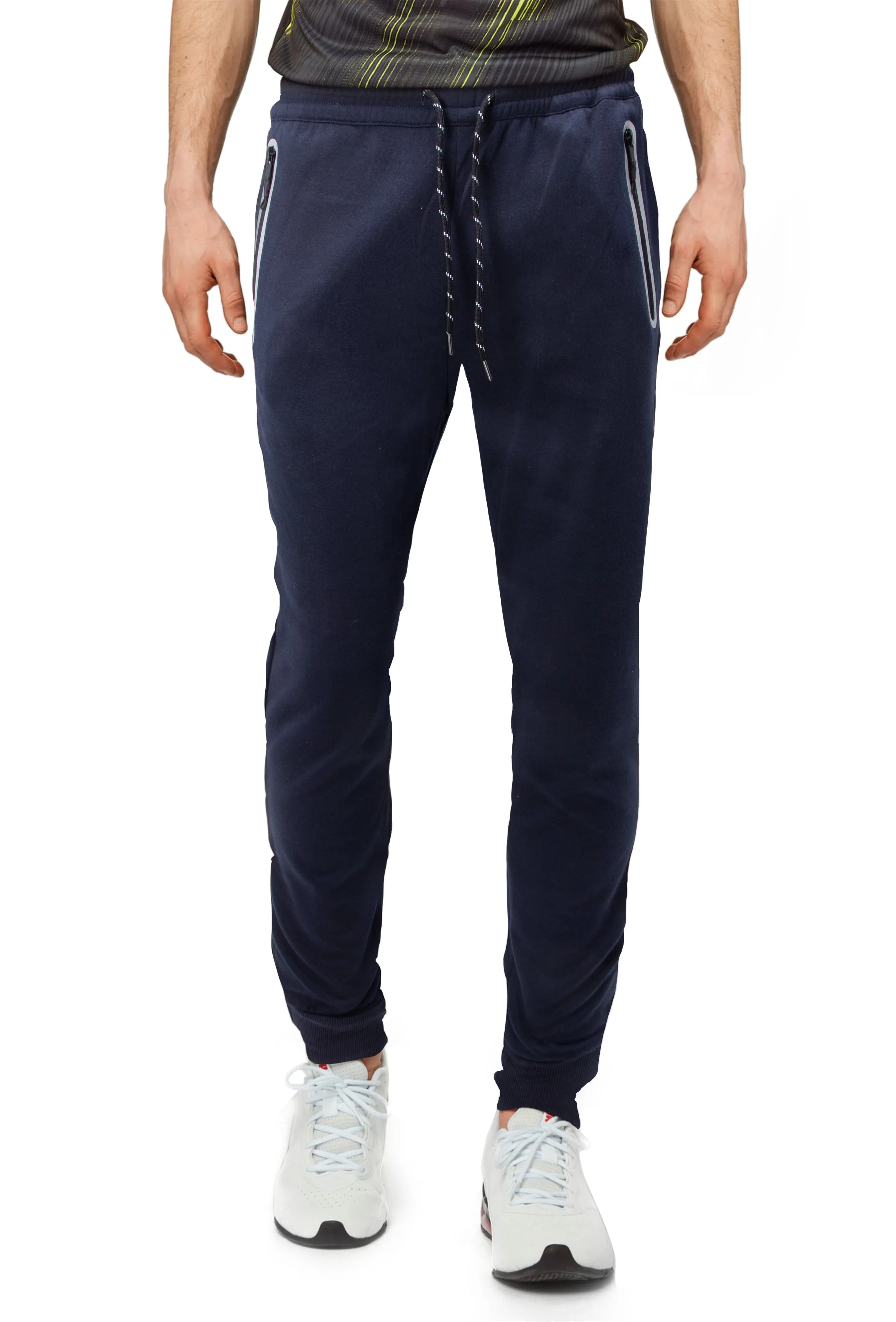 Cultura Men's Zip Pocket Fleece Jogger Sweatpants