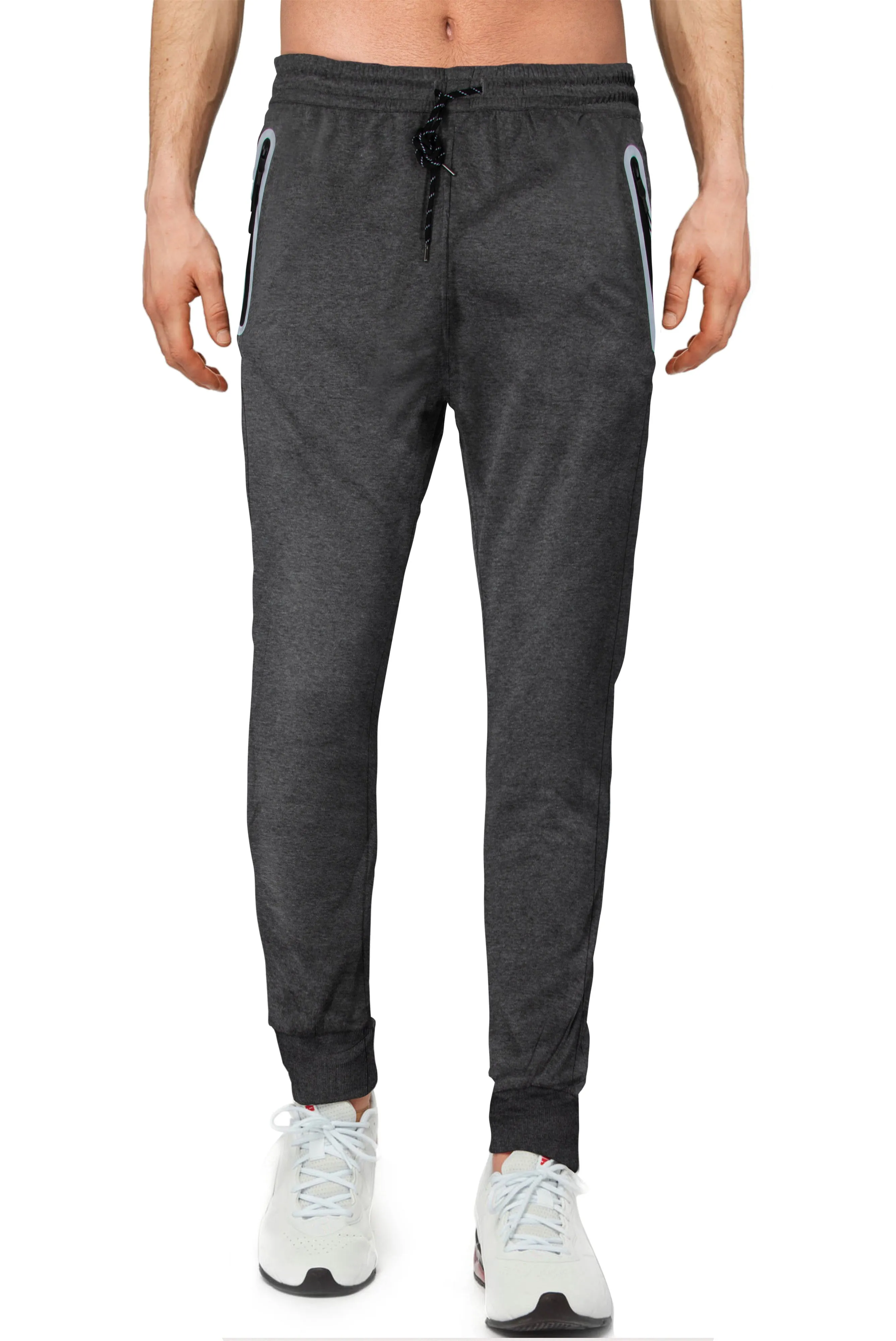 Cultura Men's Zip Pocket Fleece Jogger Sweatpants