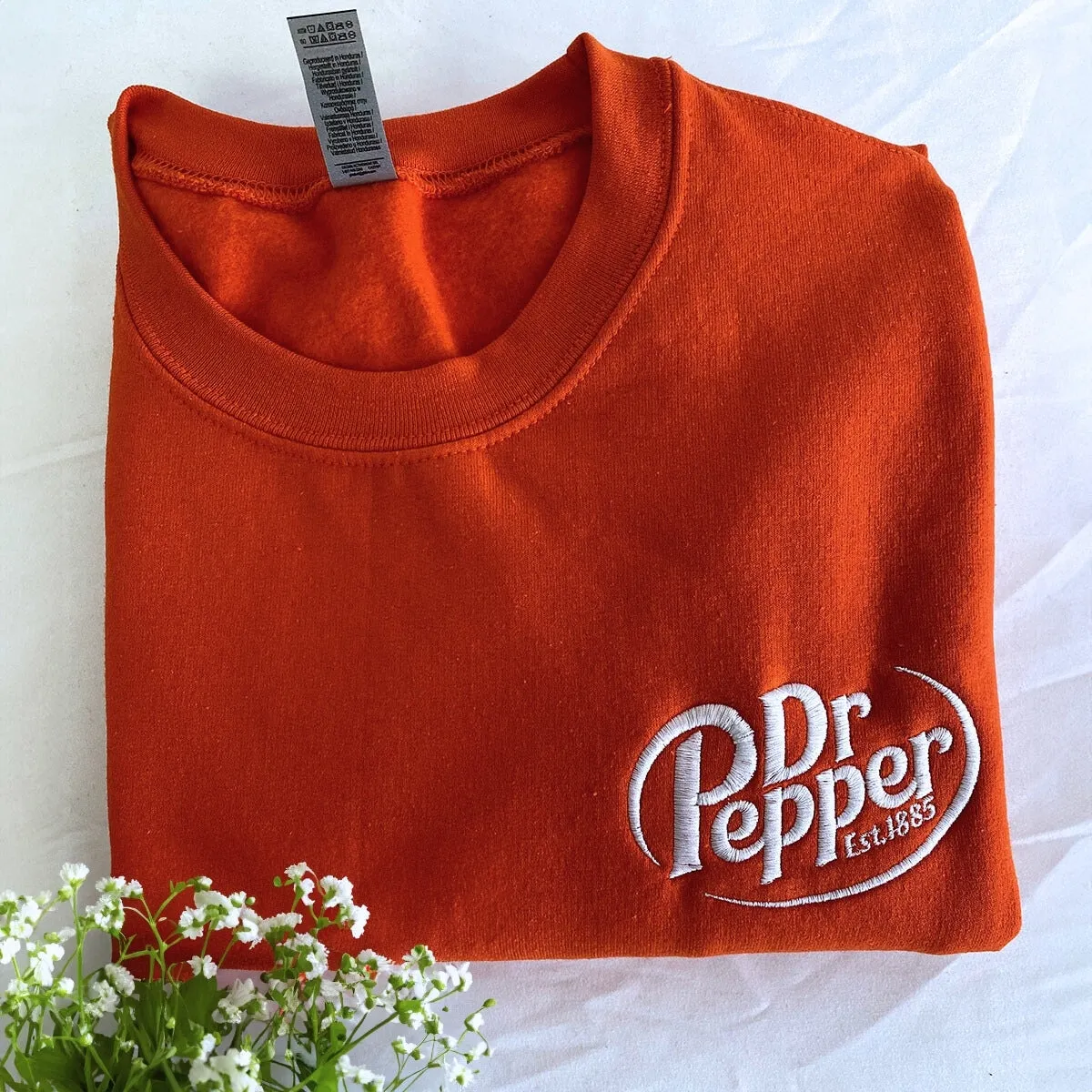 Custom Embroidered Crewneck with Any Text, Logo or Your Photo