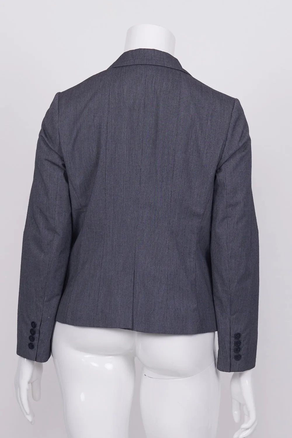 David Lawrence Grey Button Front Blazer 16