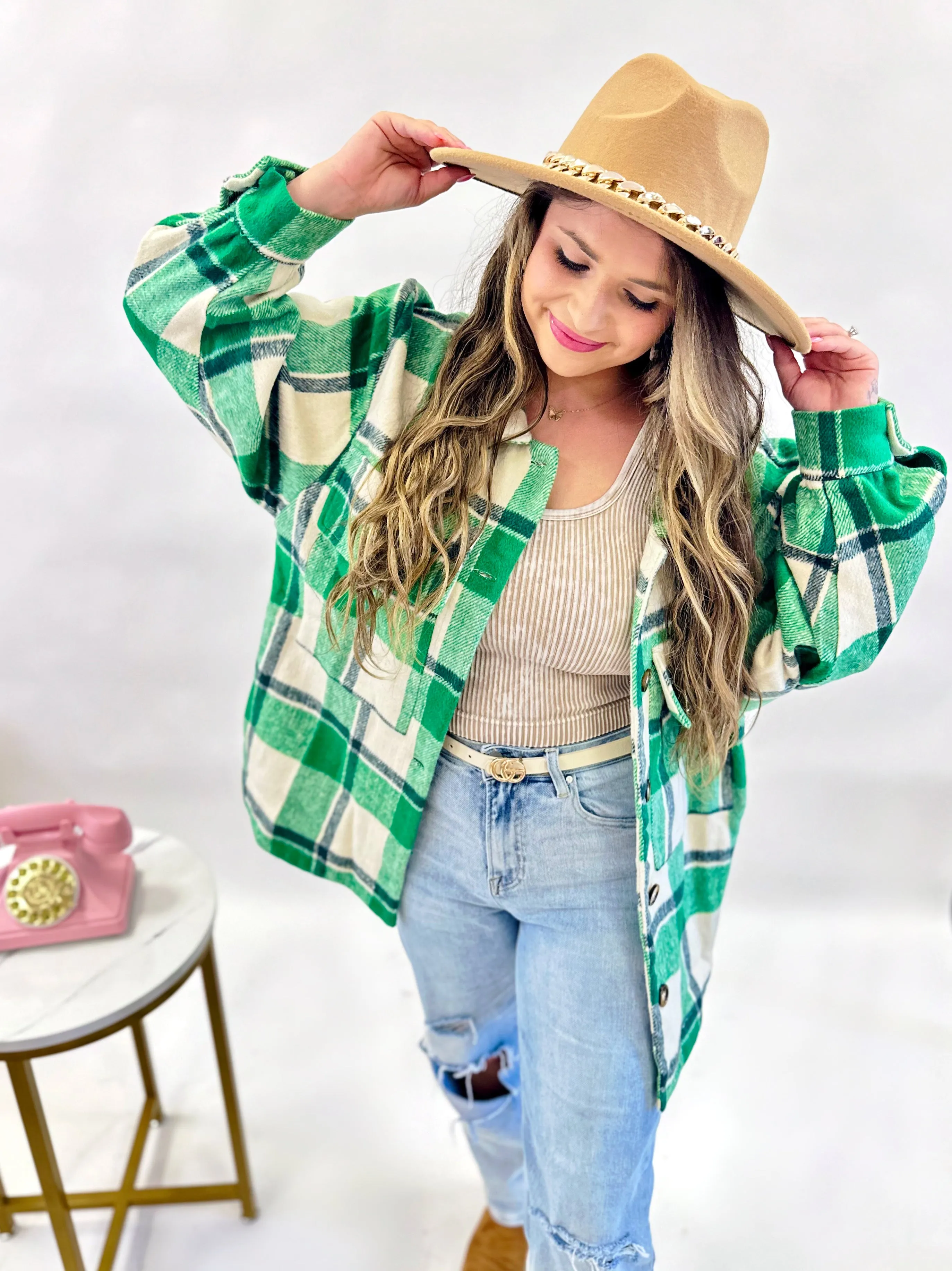 Delilah Plaid Shacket