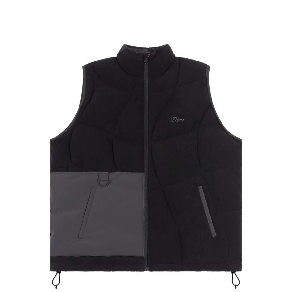 Dime MTL Sleeveless Puffer Black