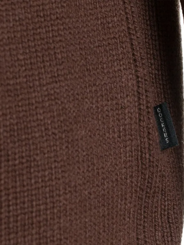 Dockers Brown Regular Fit Turtleneck Sweater