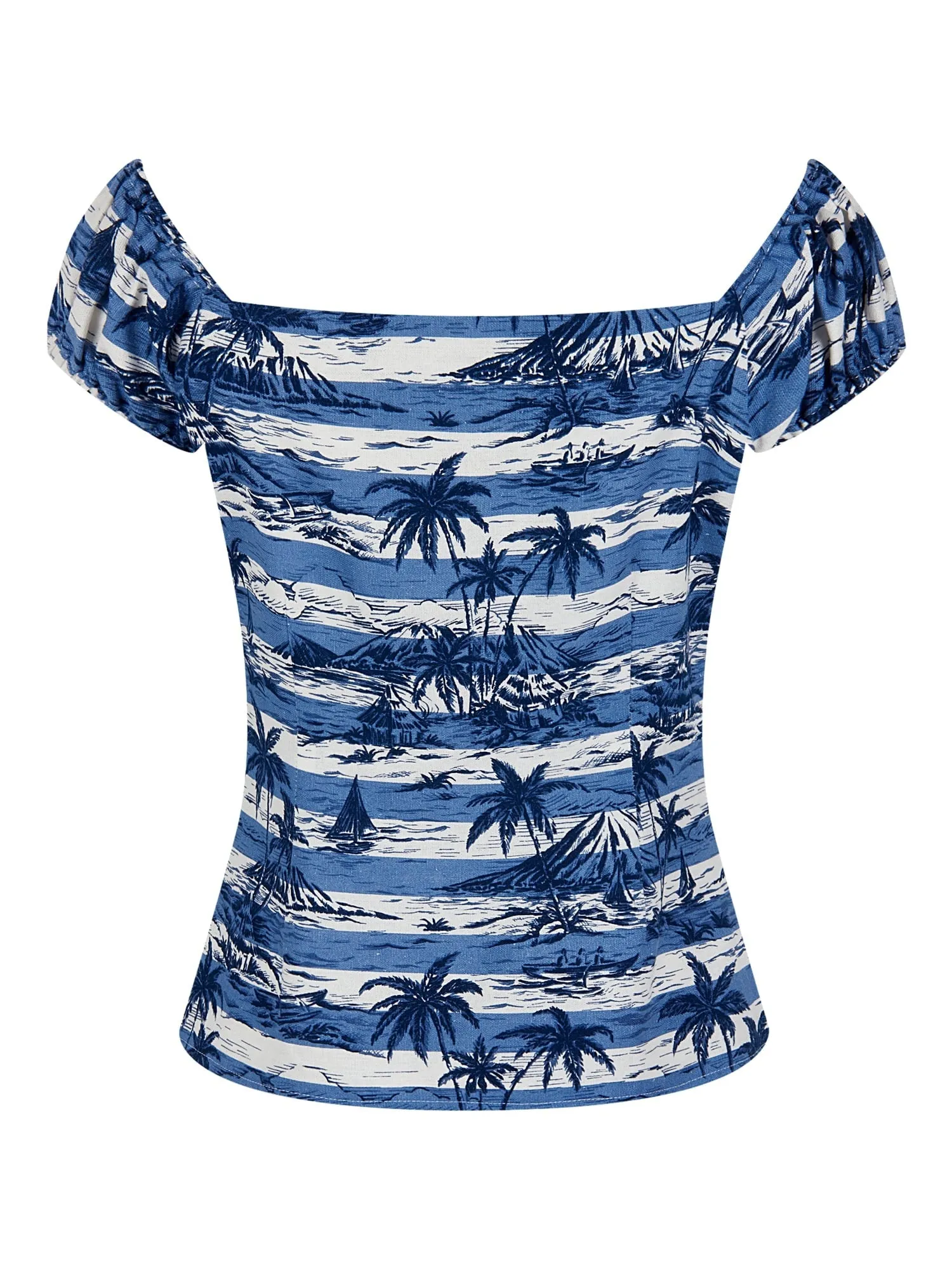 Dolores Top in Mahiki Print (XXS and XS ONLY)