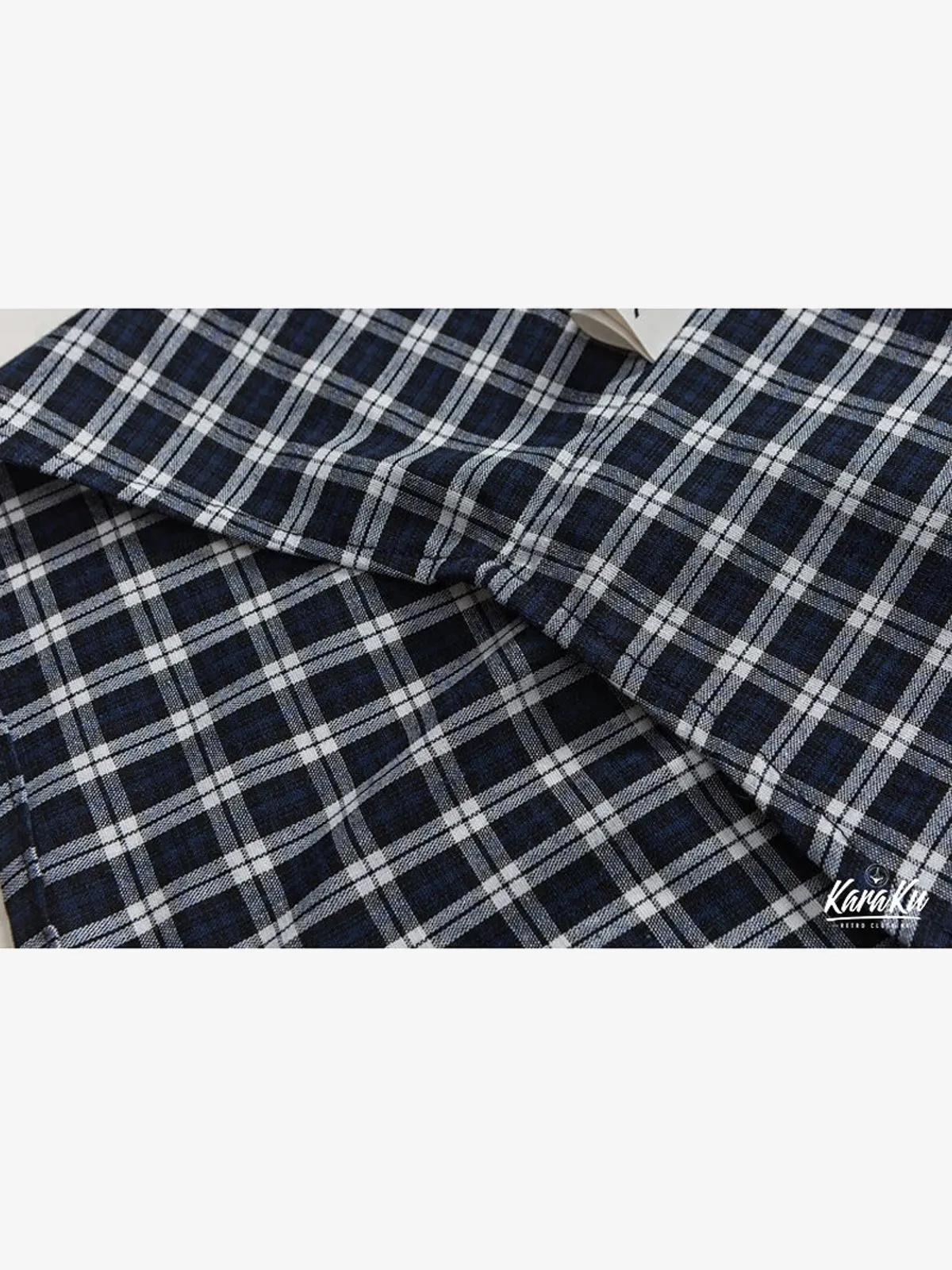 Elbow Patch Checkered Work Shirt