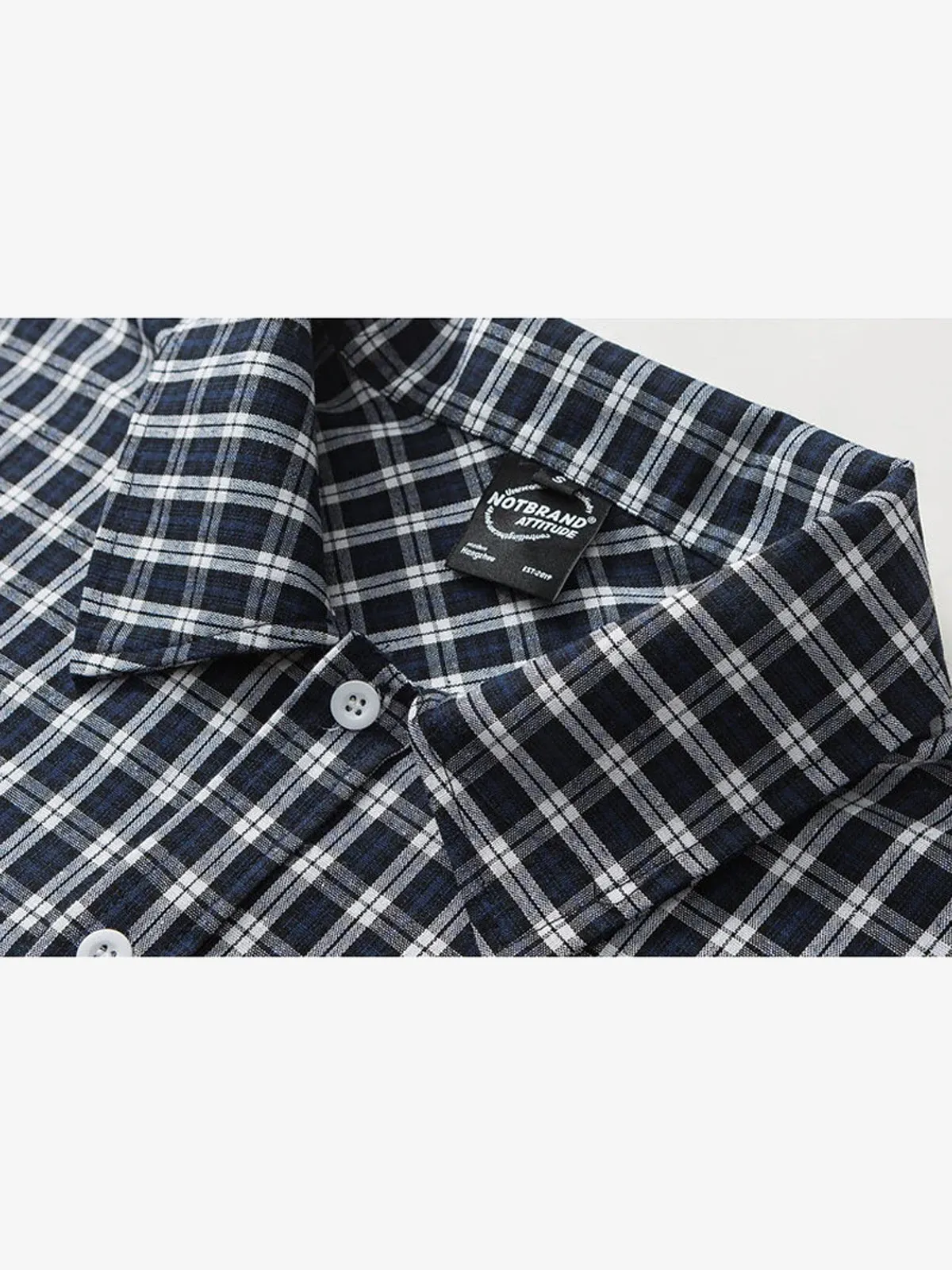 Elbow Patch Checkered Work Shirt