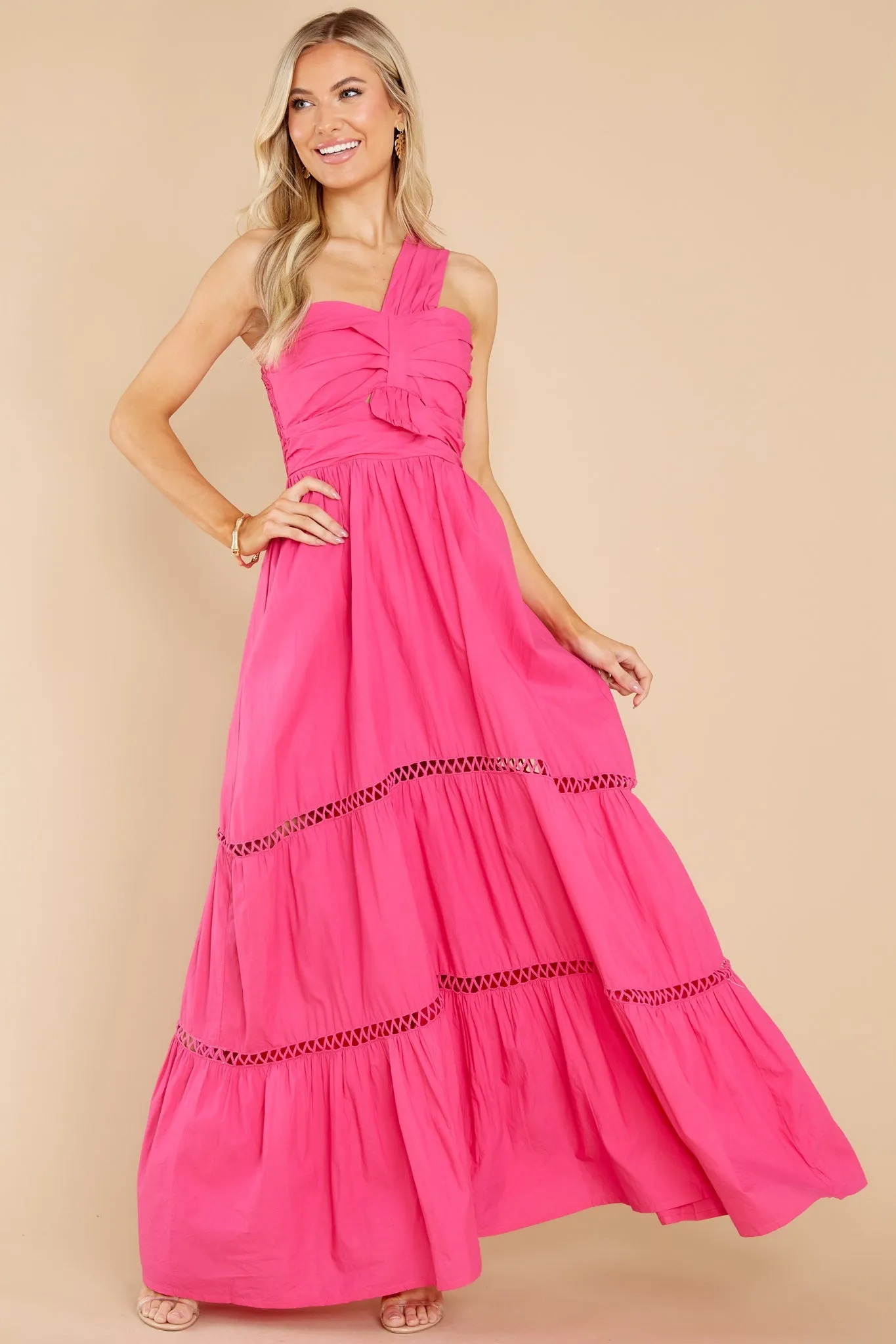 Elle Pink Maxi Dress