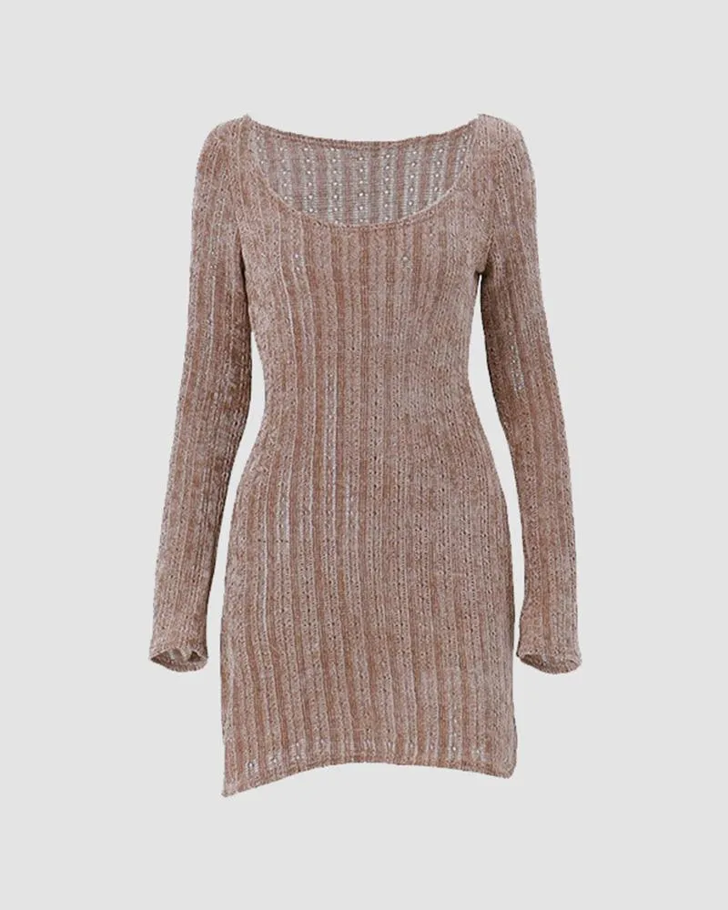 Elven Woodlands Ribbed Sweater Dress