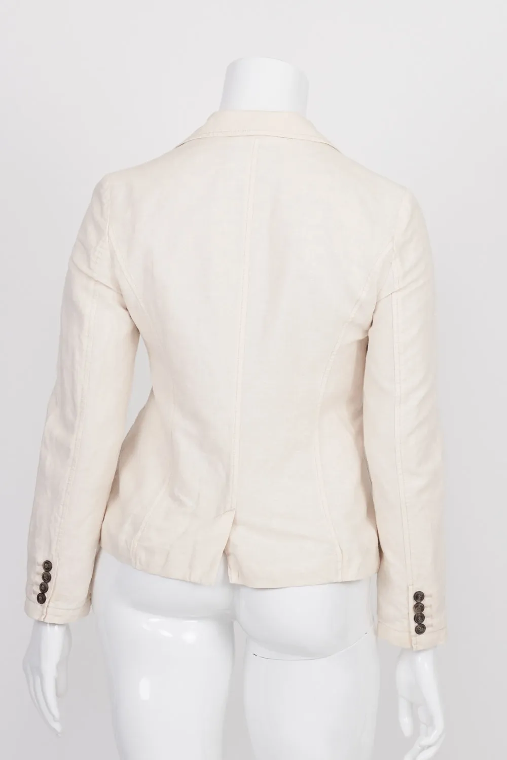 ESPRIT Beige Linen Blend Blazer 14