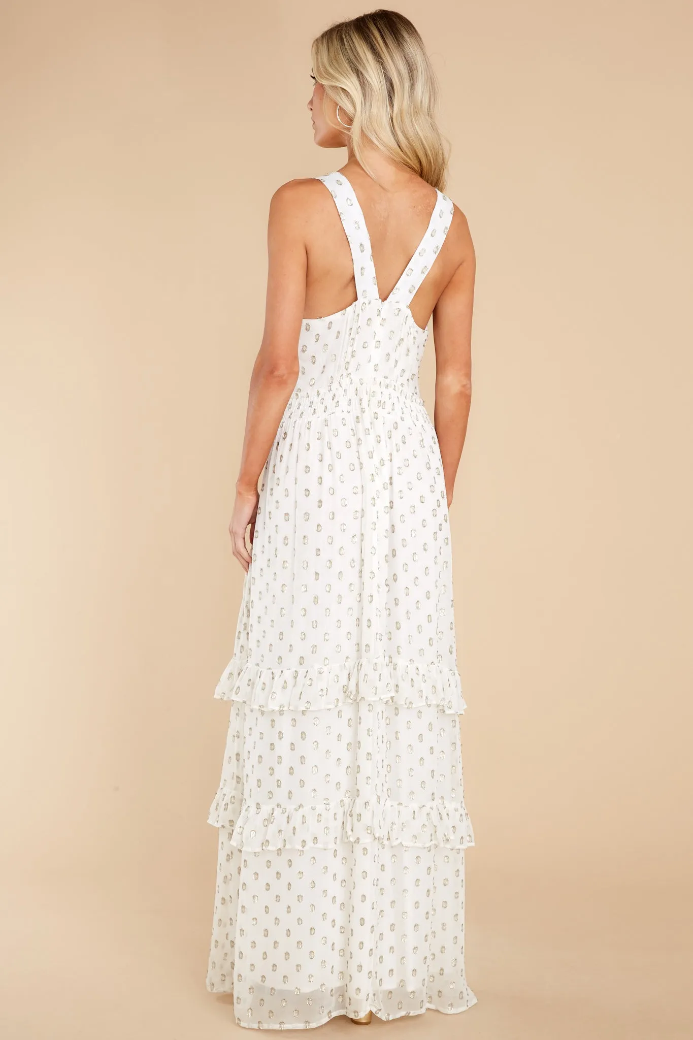 Feelings Of Love Ivory Maxi Dress