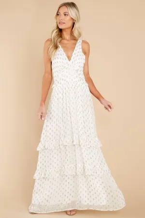 Feelings Of Love Ivory Maxi Dress