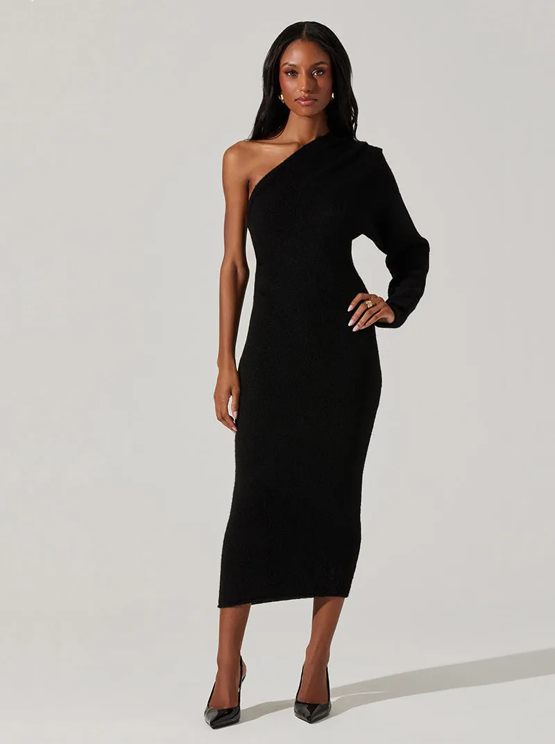 Finola Dress in Black