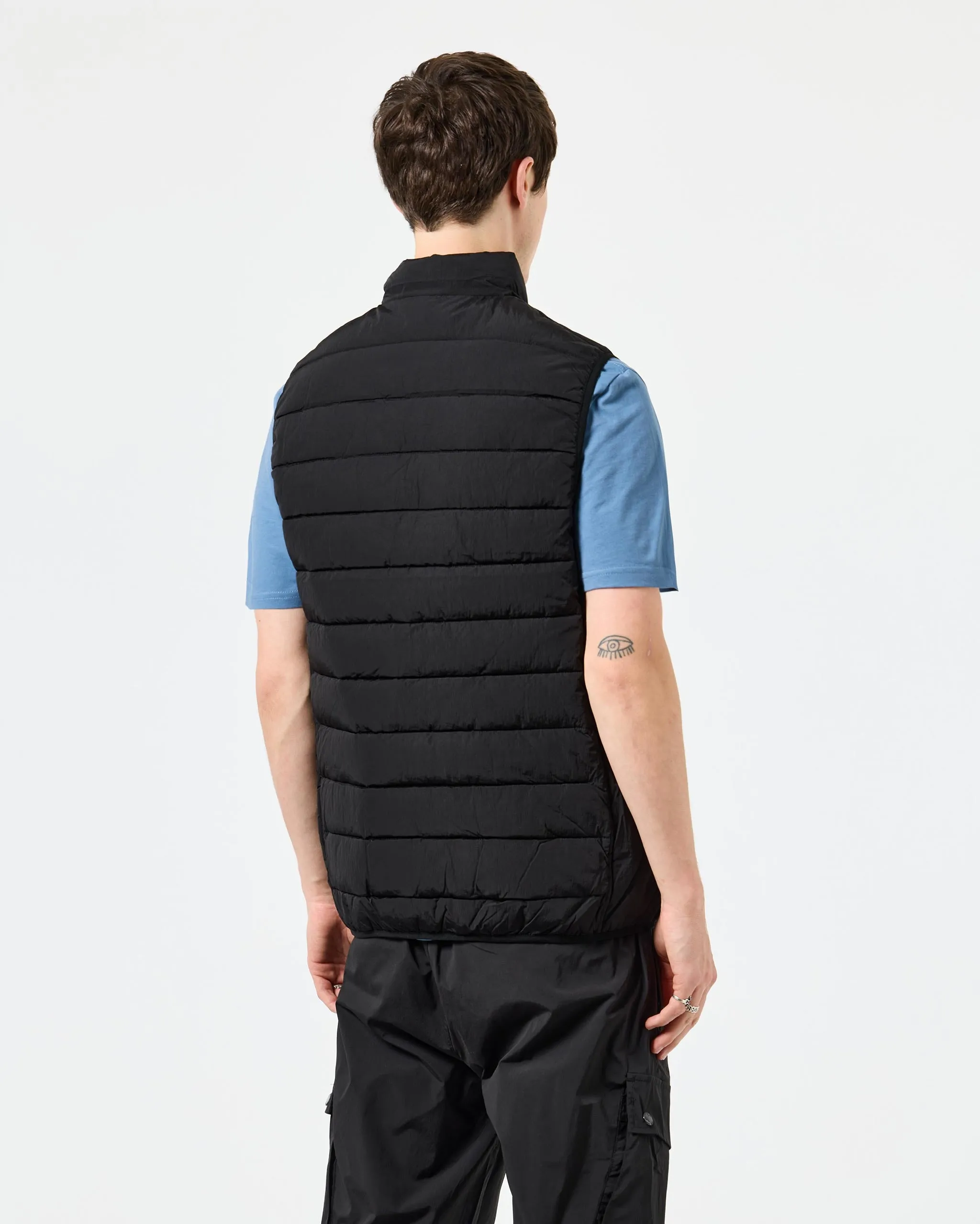 Gacha Padded Gilet Black