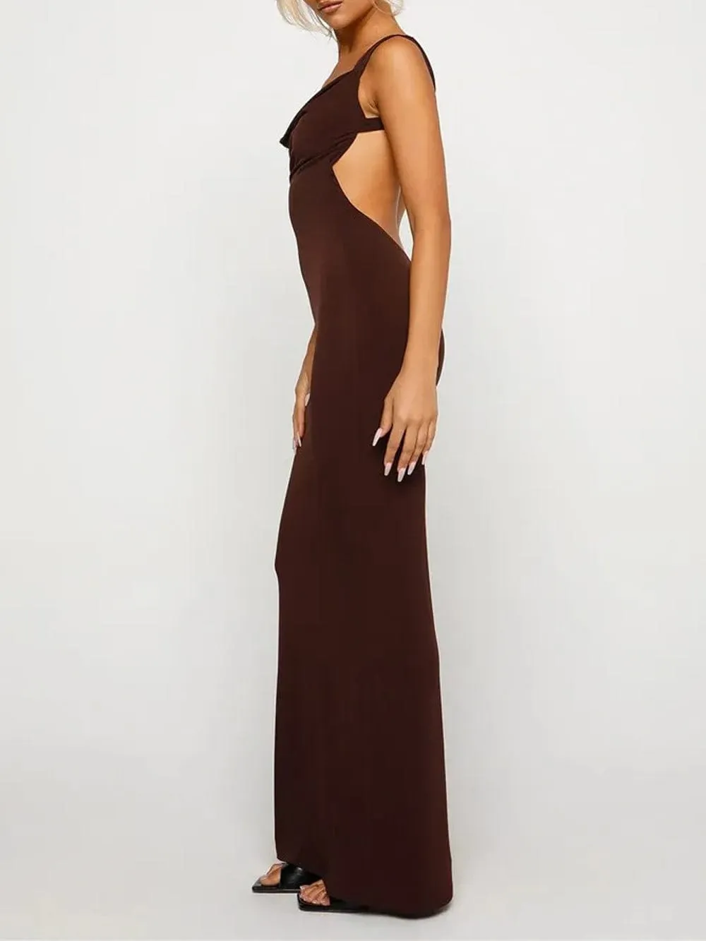 Georgia Backless Bodycon Maxi Dress