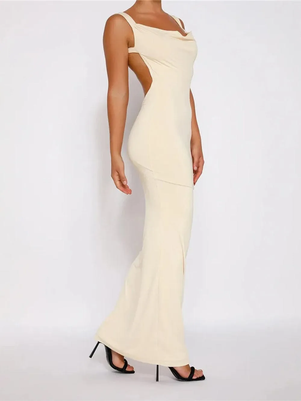 Georgia Backless Bodycon Maxi Dress