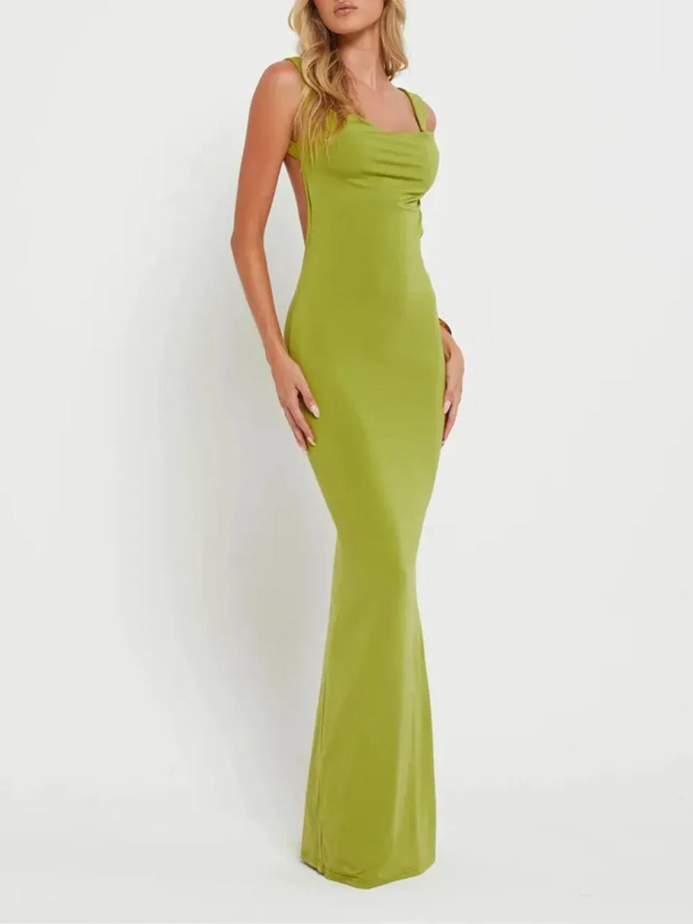 Georgia Backless Bodycon Maxi Dress