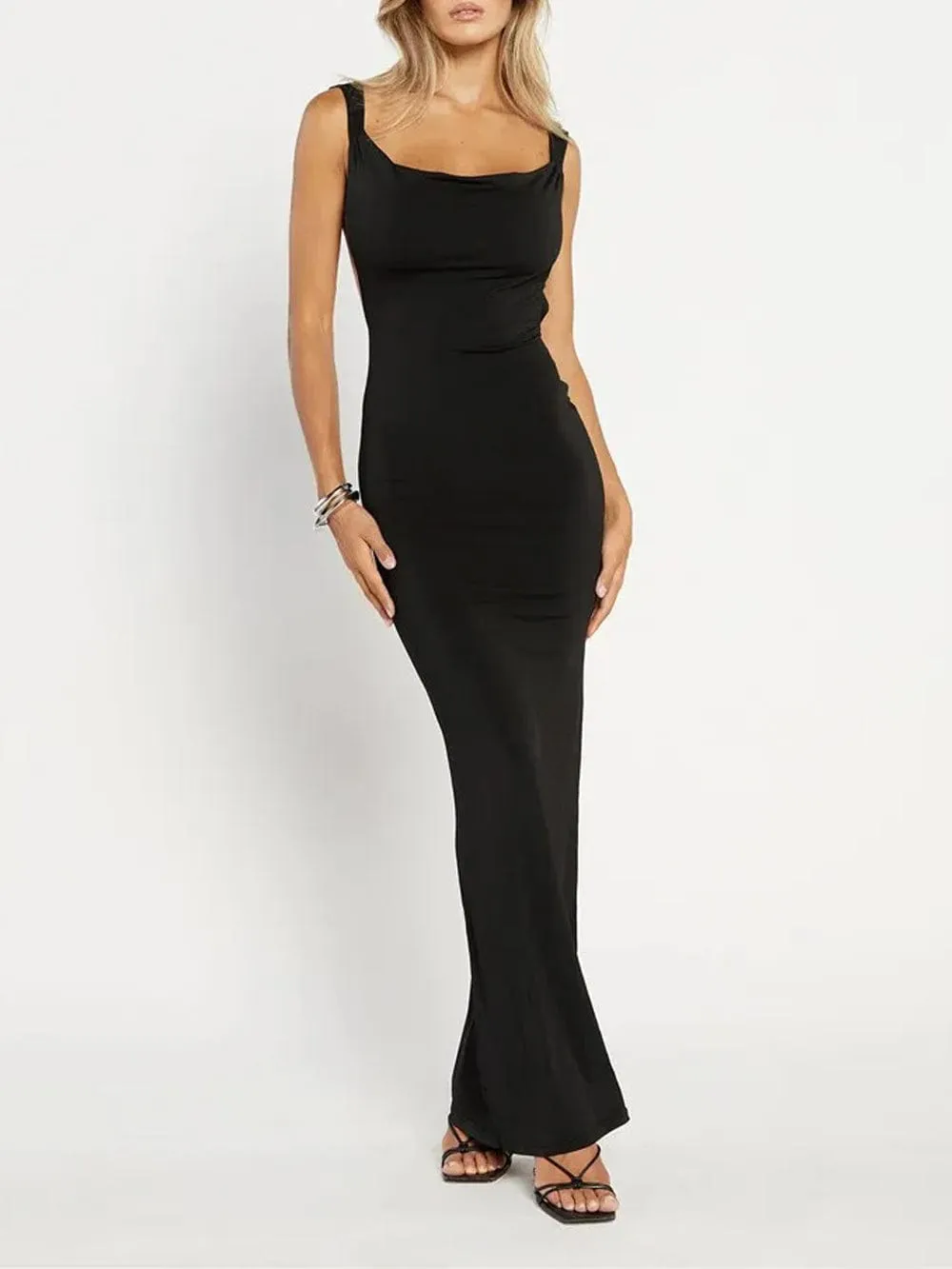 Georgia Backless Bodycon Maxi Dress