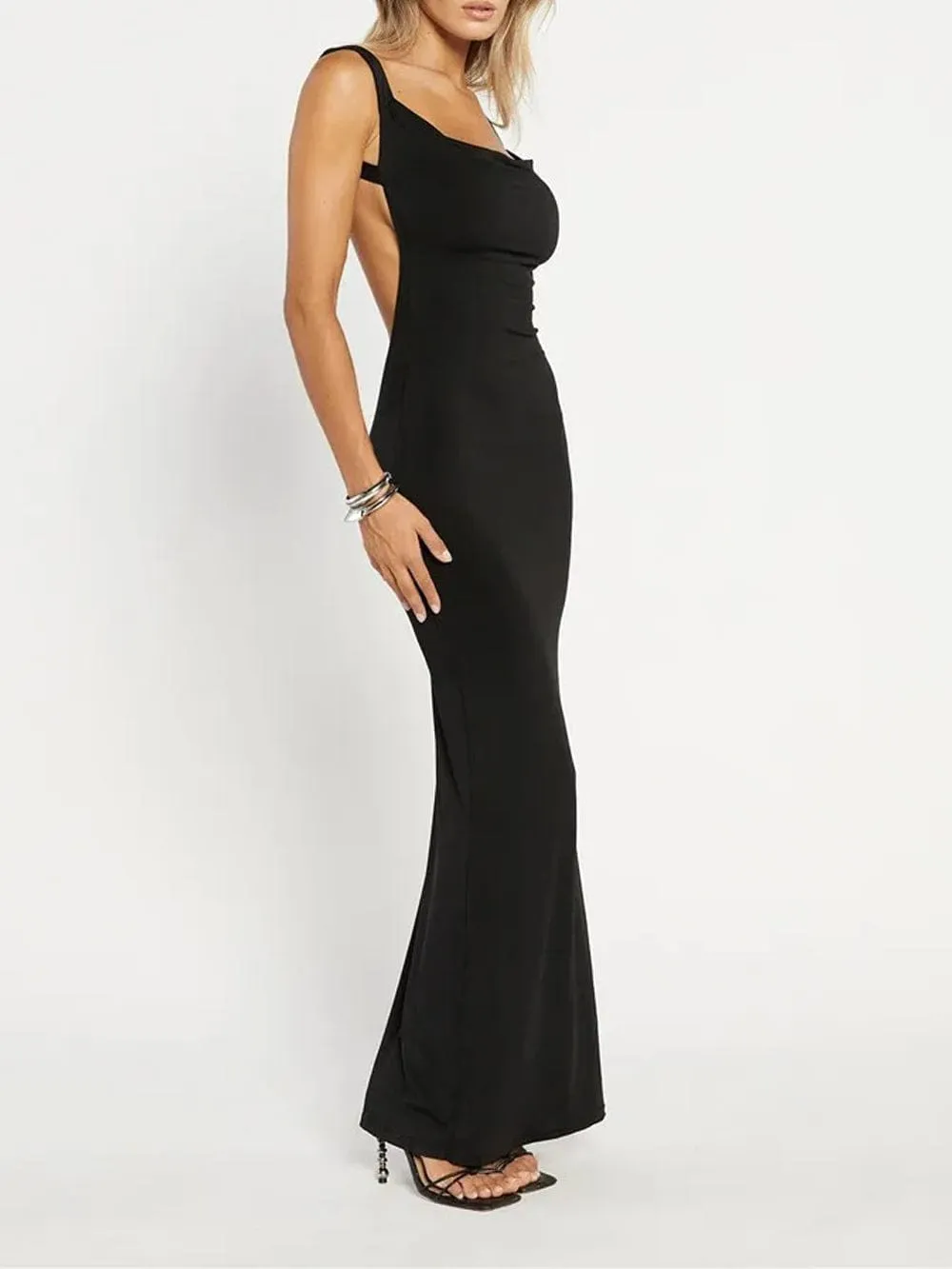 Georgia Backless Bodycon Maxi Dress