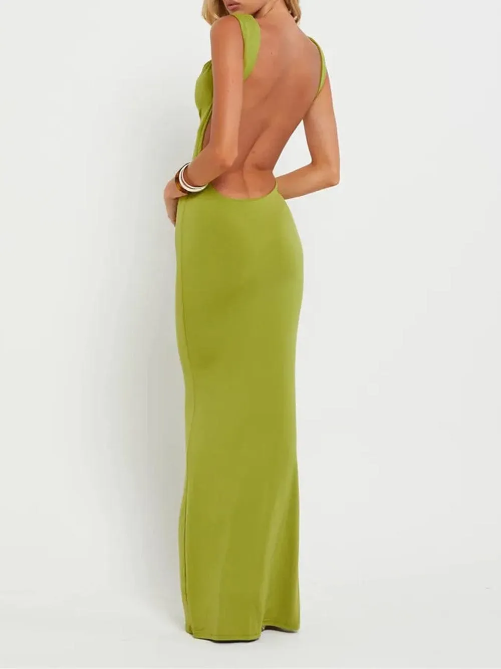 Georgia Backless Bodycon Maxi Dress