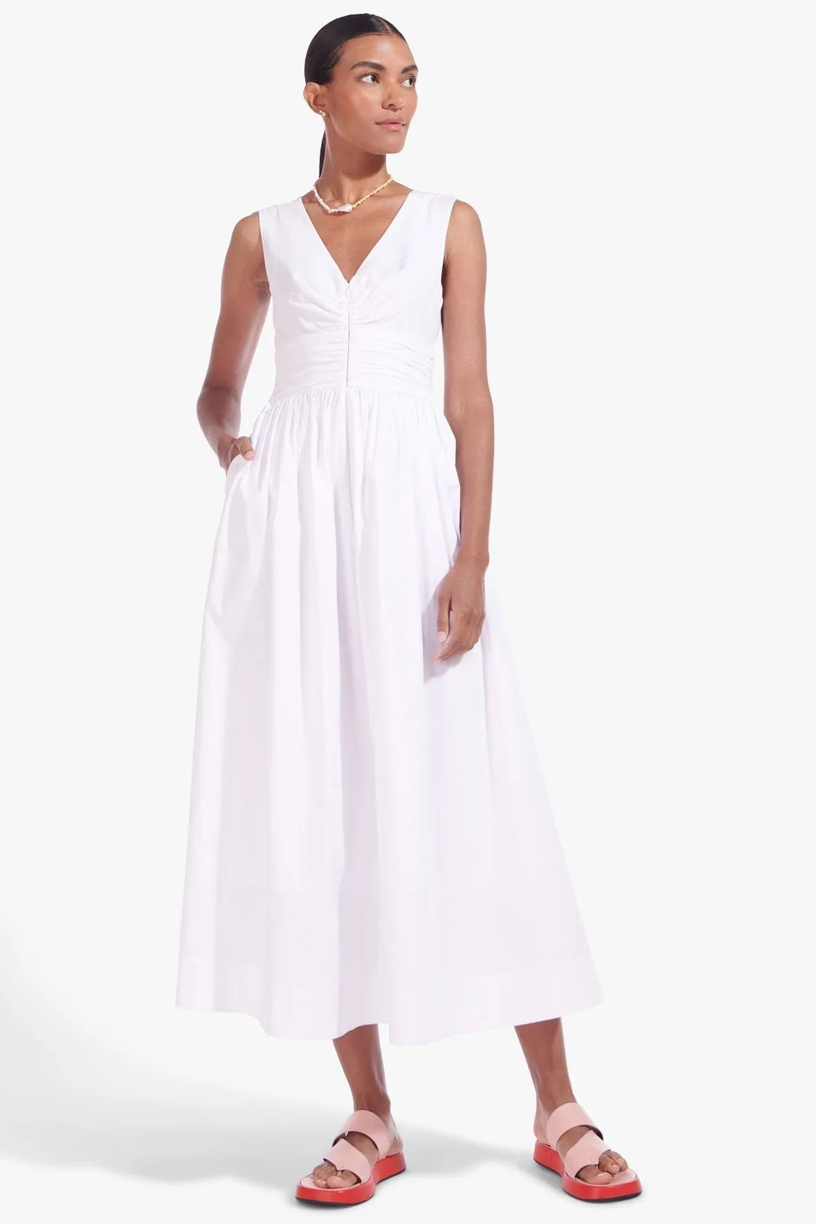 GLORIA DRESS | WHITE