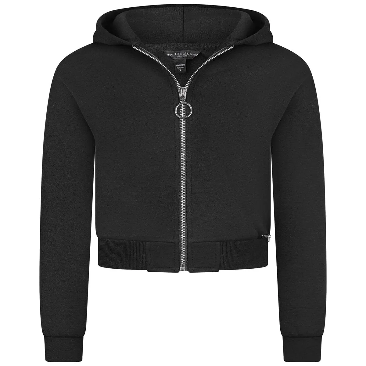 Guess Girls Hoodie - Cropped Zip Up Hoodie