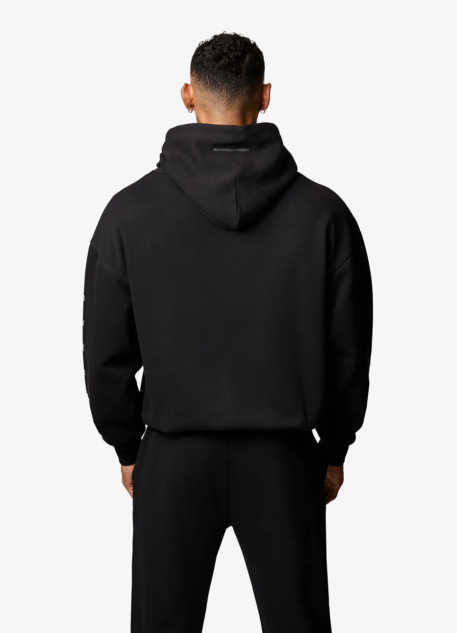 Gym King Stealth Loopback Hood - Black