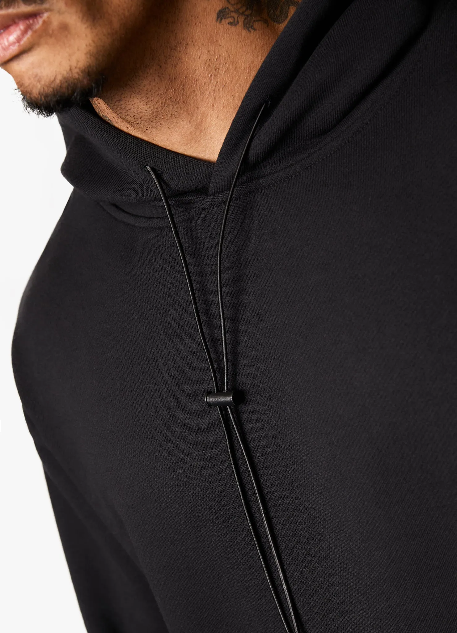 Gym King Stealth Loopback Hood - Black