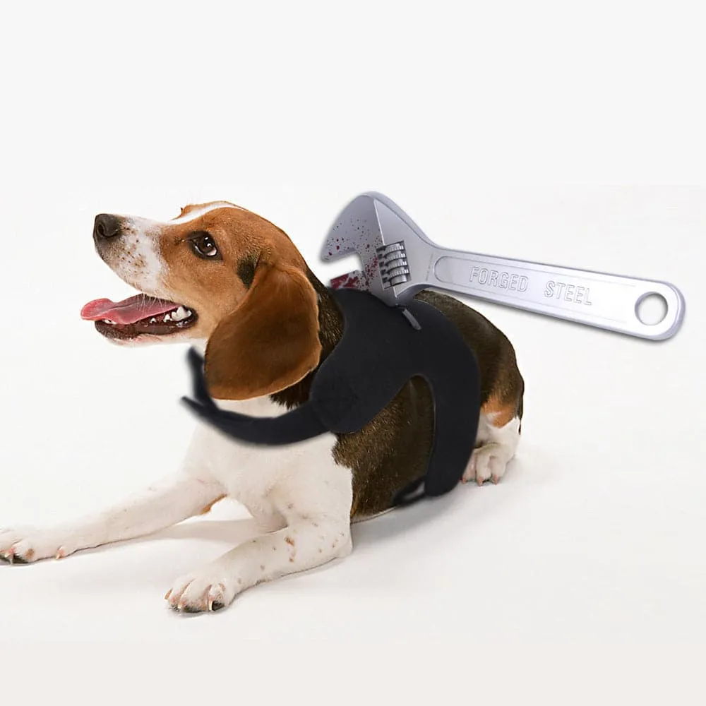 Halloween Hacked Vest Dog Costume