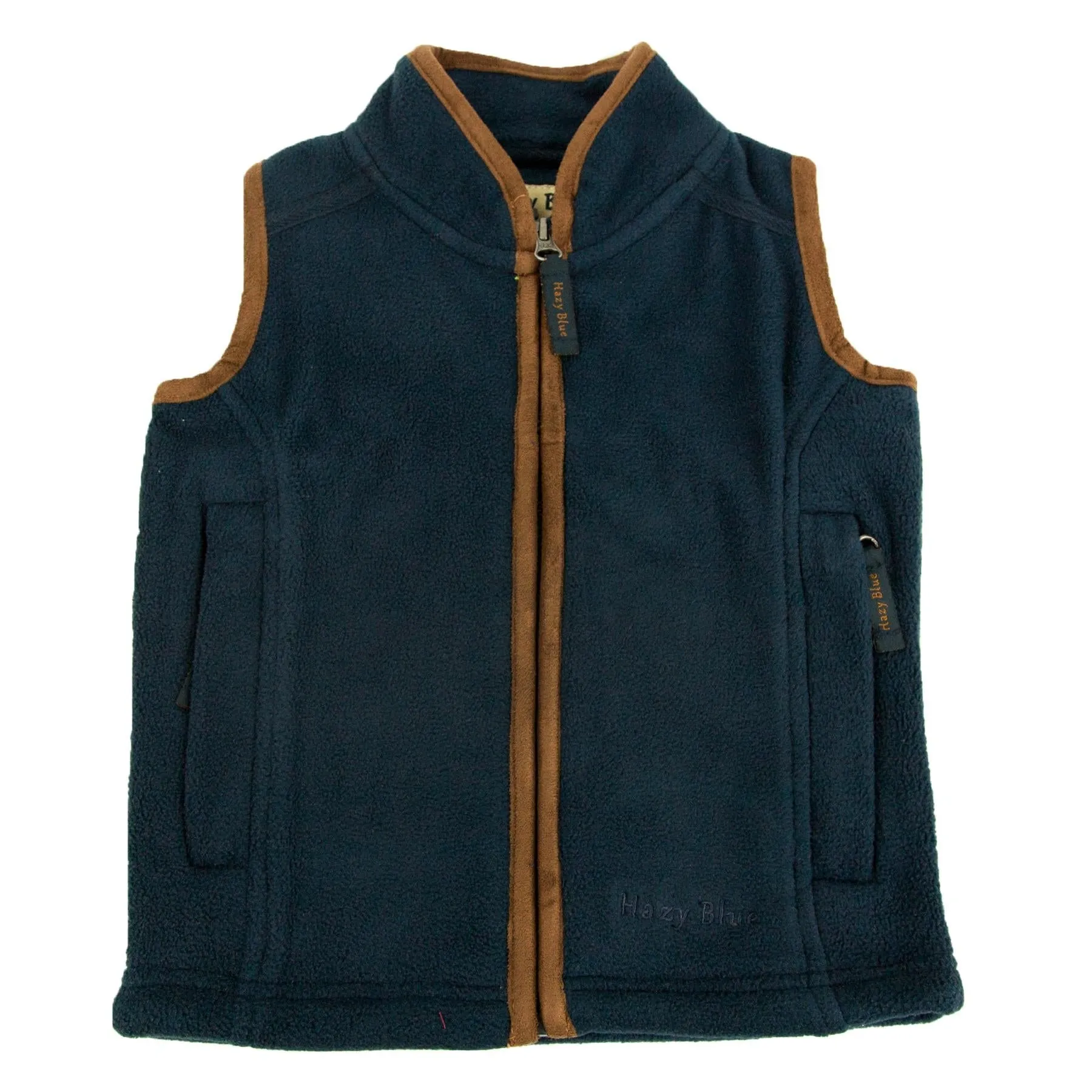 Hazy Blue Kids Kaden Soft Fleece Bodywarmer Gilet Vest