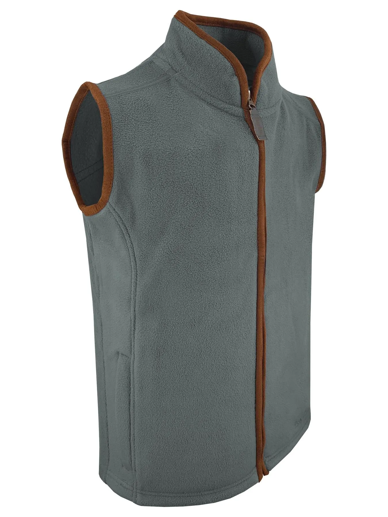 Hazy Blue Kids Kaden Soft Fleece Bodywarmer Gilet Vest