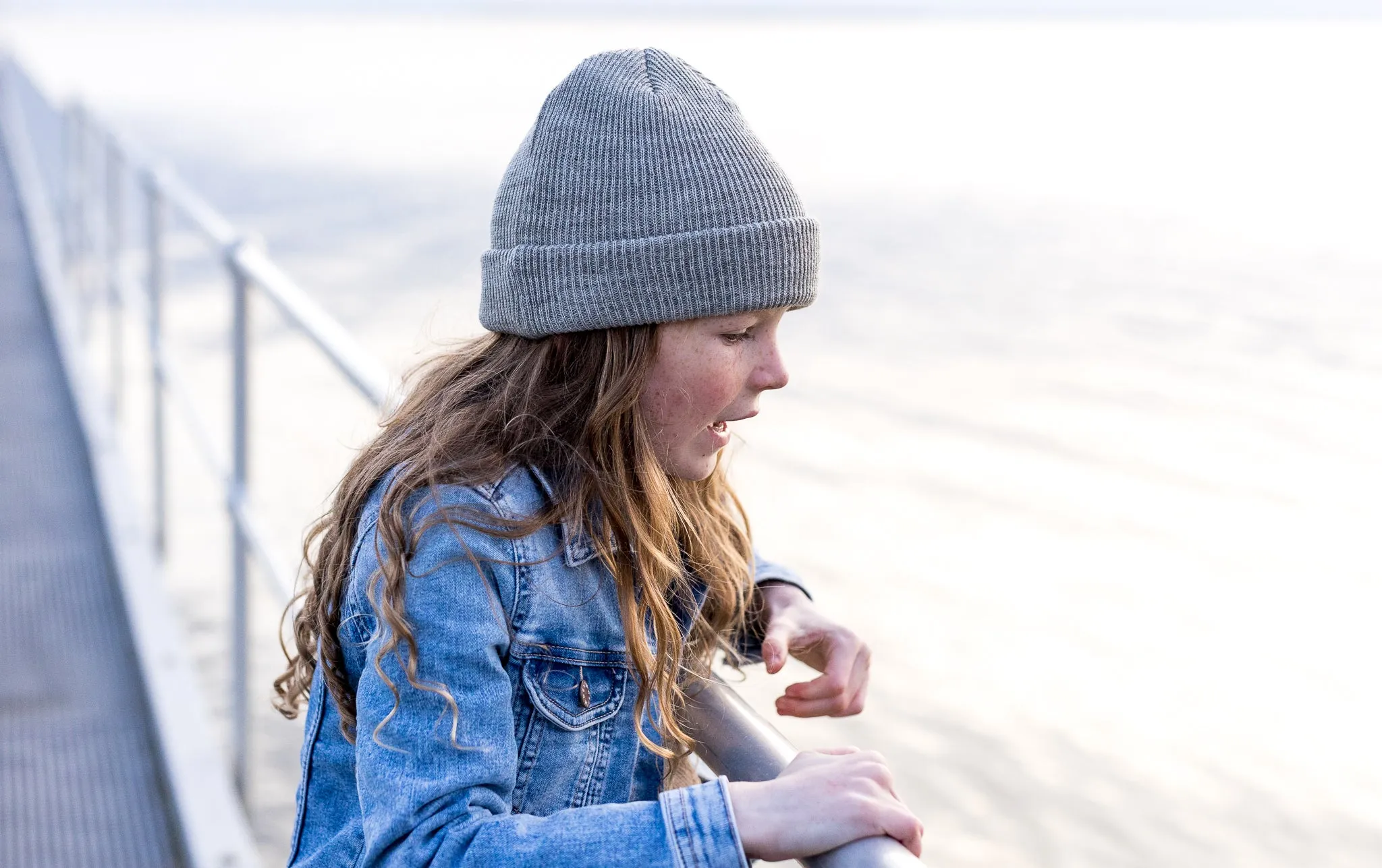 Hipster Merino Beanie Grey