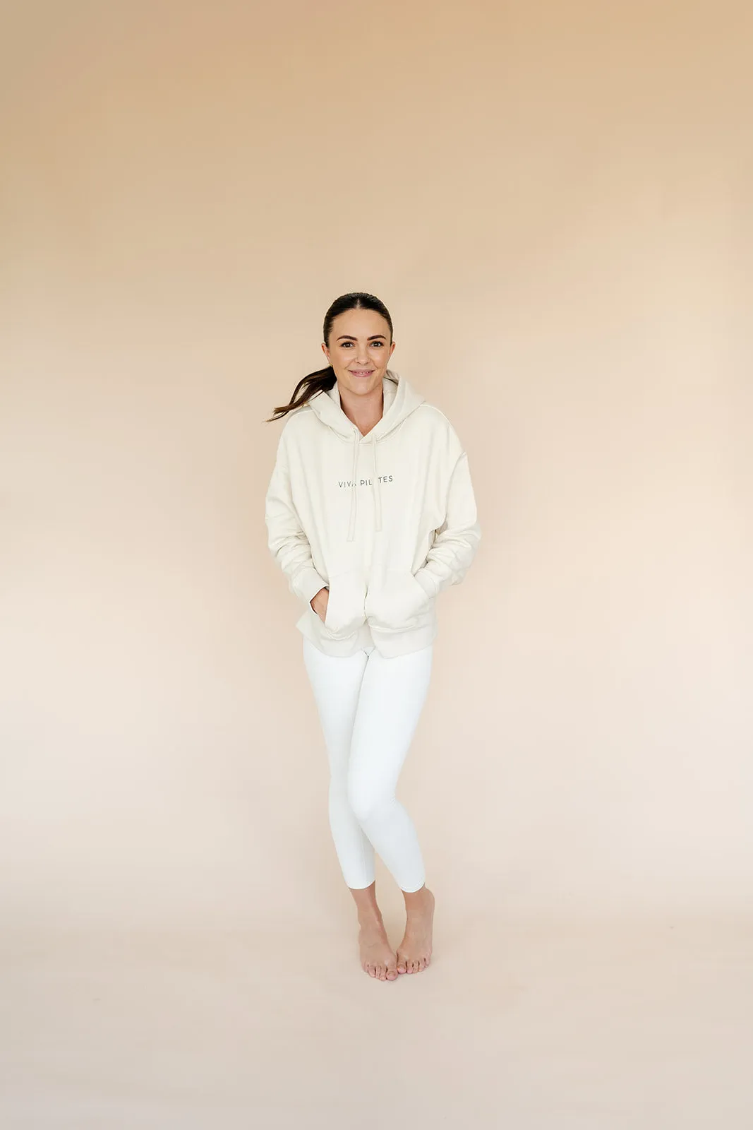 Hooded Jumper Cream