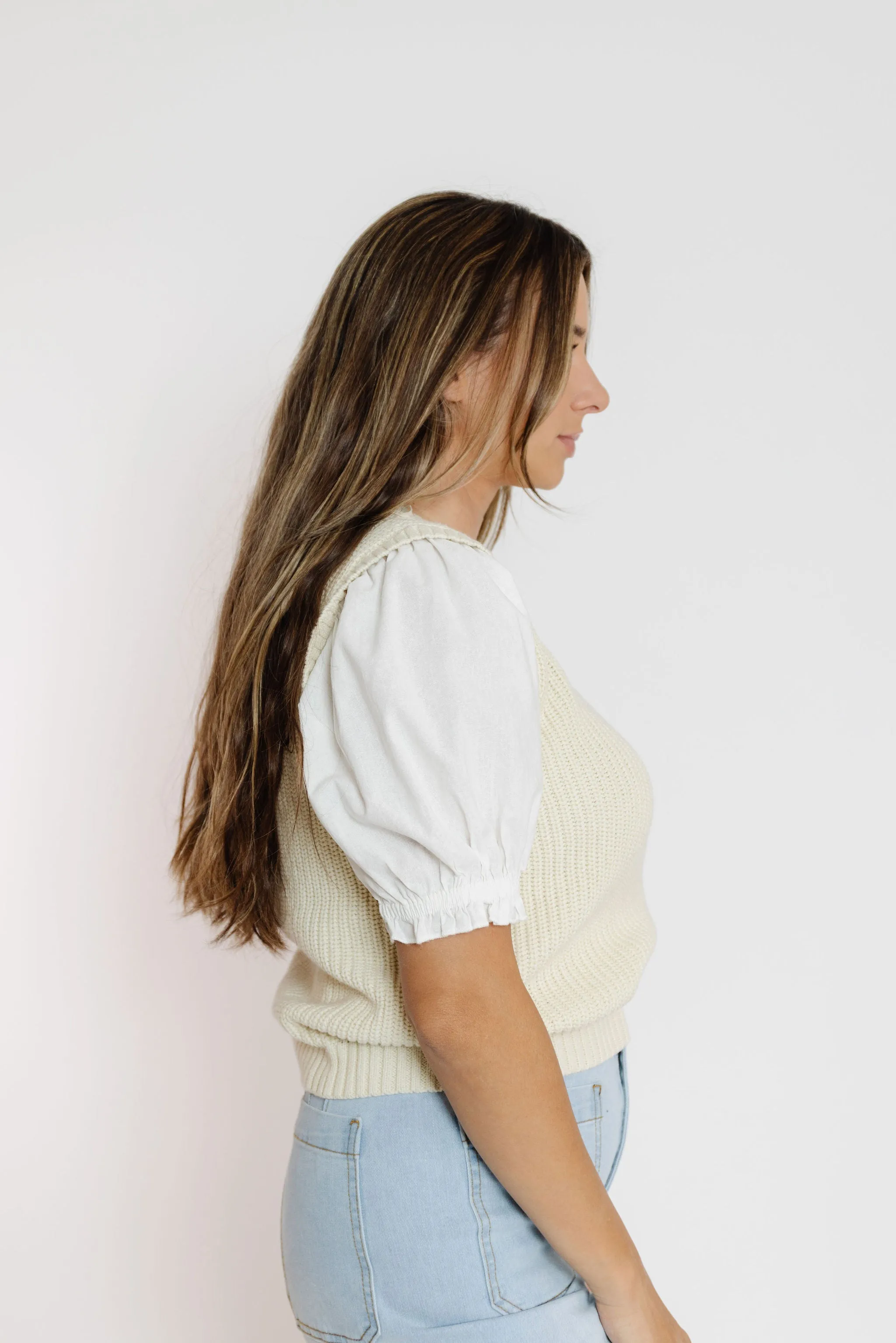 Hyacinth Sweater in Taupe/Ivory