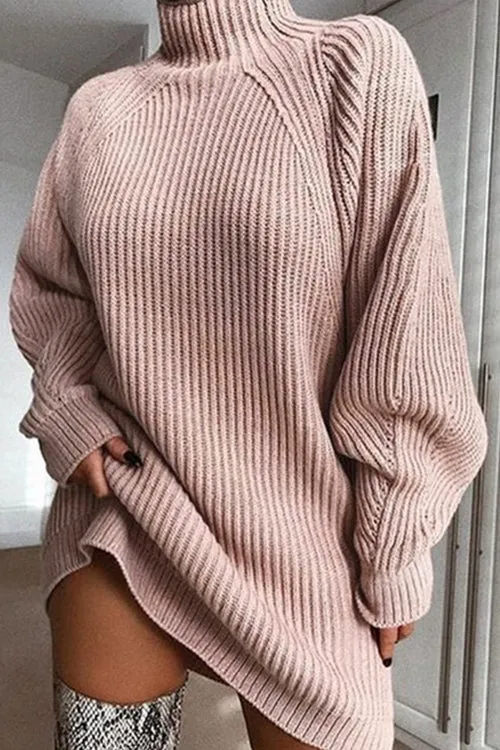 It's Your Love Long Sleeve Sweater Mini Dress - 3 Colors