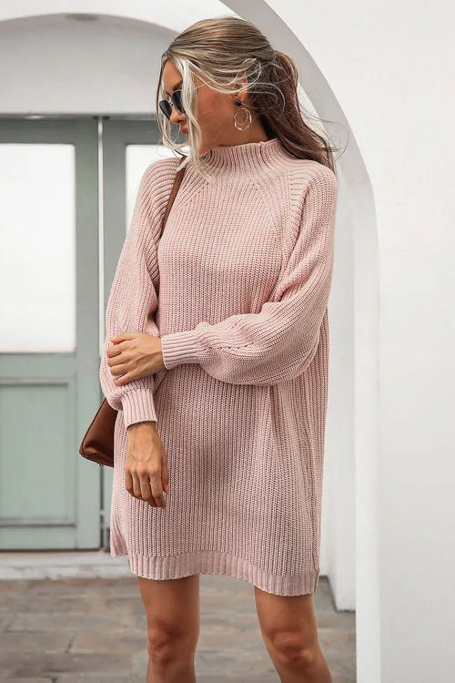 It's Your Love Long Sleeve Sweater Mini Dress - 3 Colors