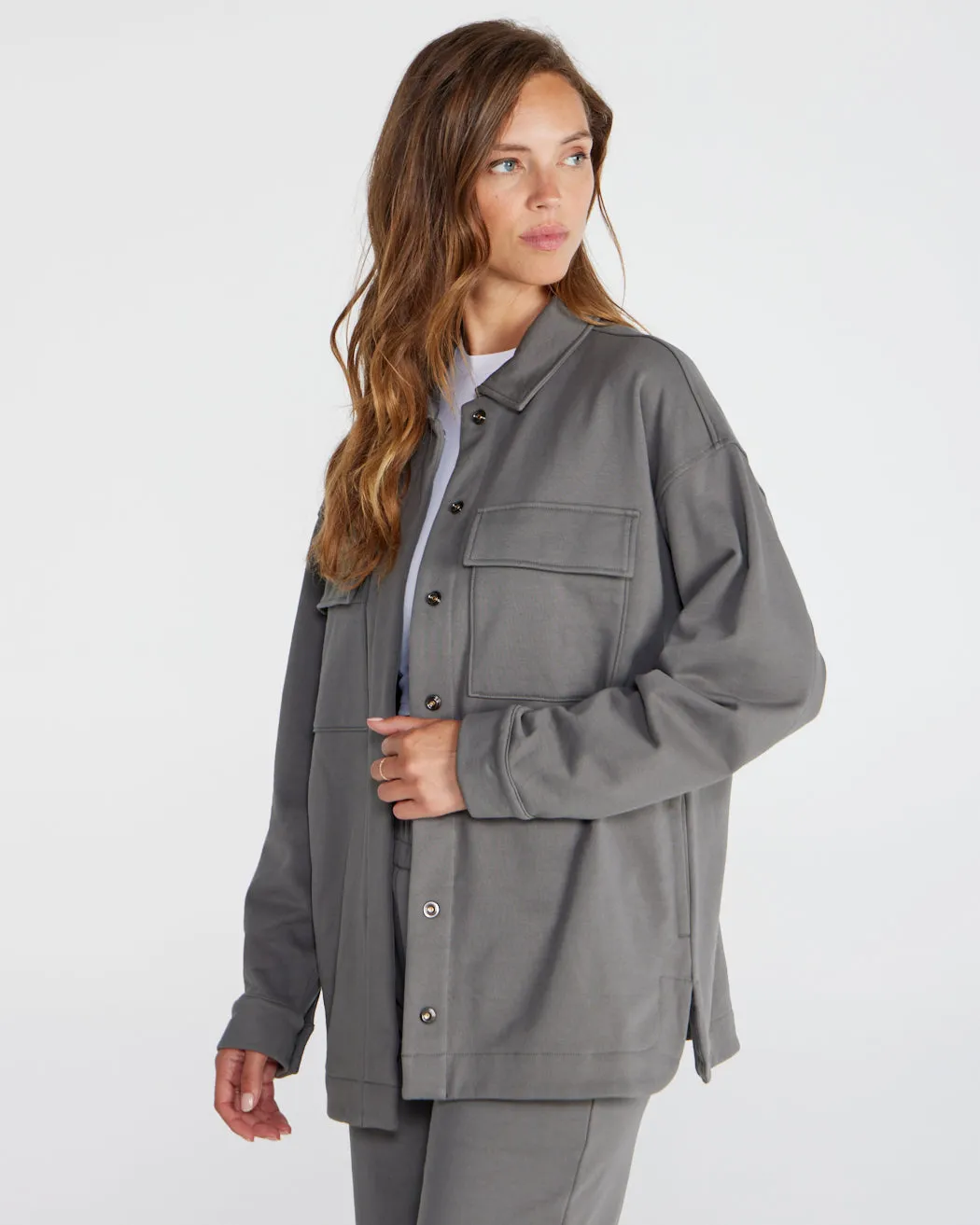 Jade Fleece Relaxed Shacket