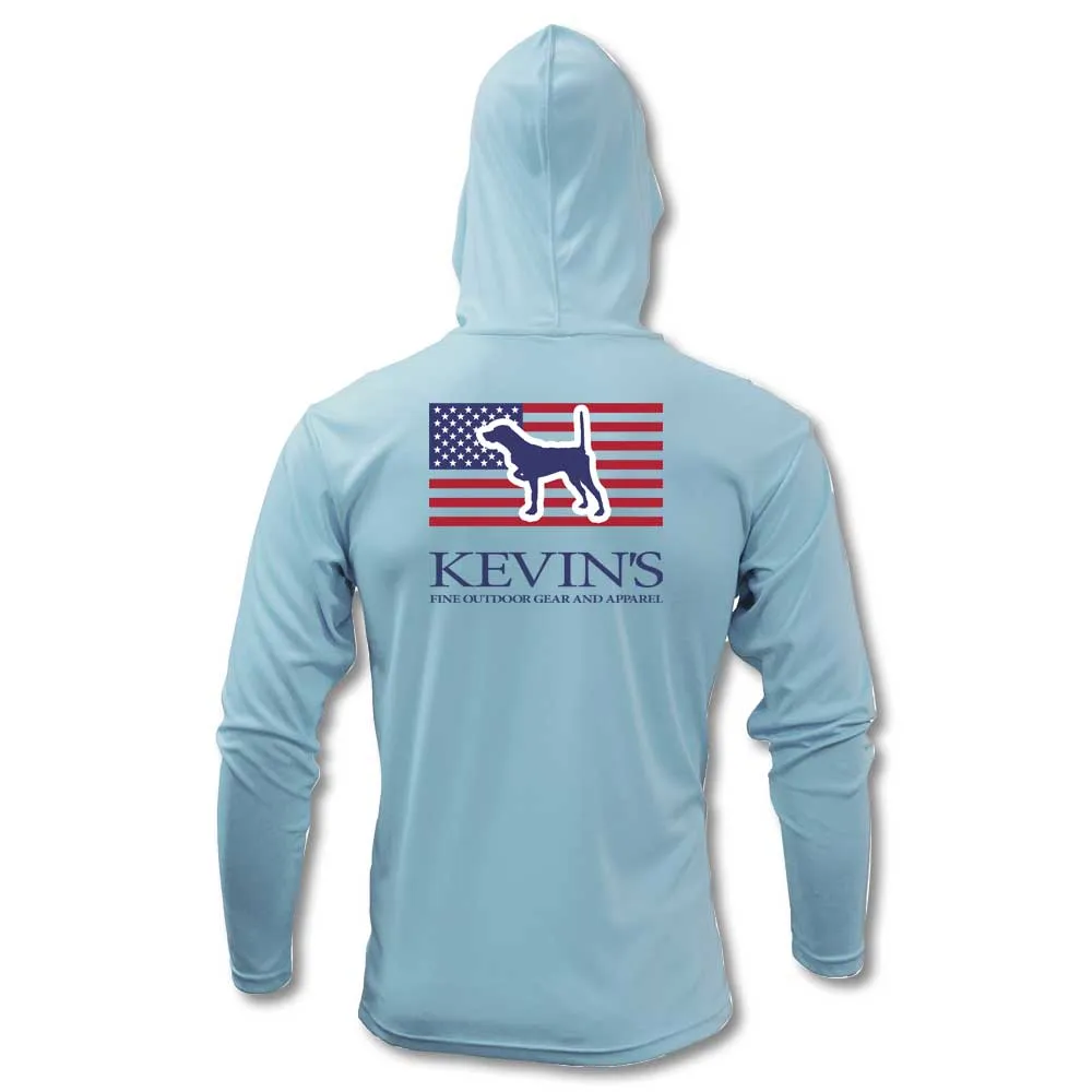 Kevin's Kids Long Sleeve Pointer Flag Performance Hoodie