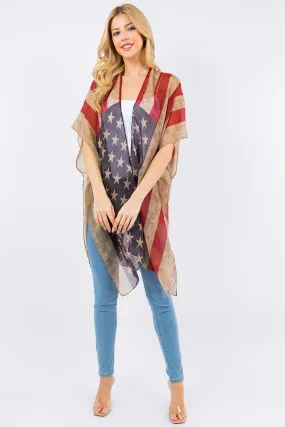 KP-4134 vintage americana design kimono