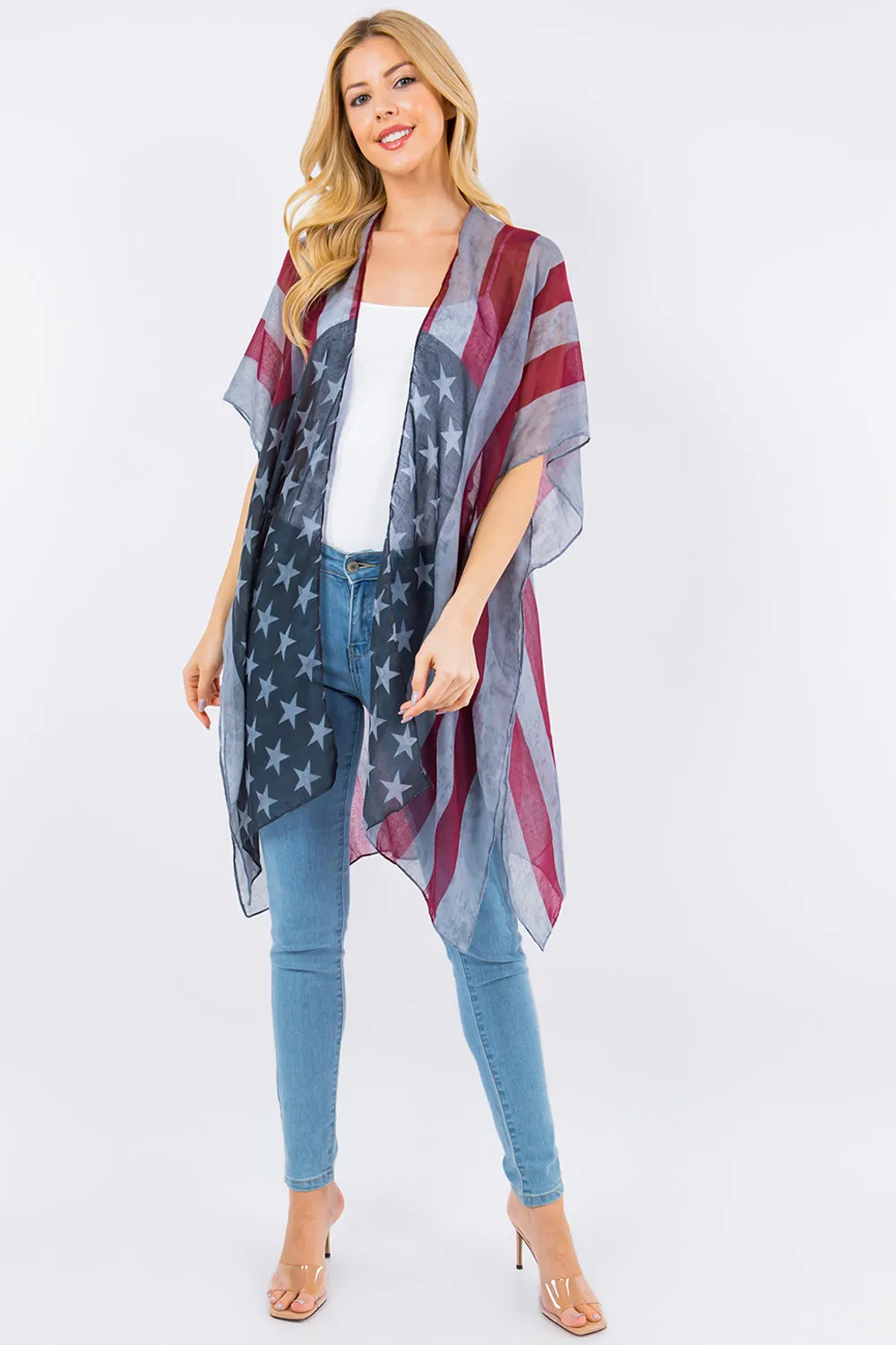 KP-4134 vintage americana design kimono