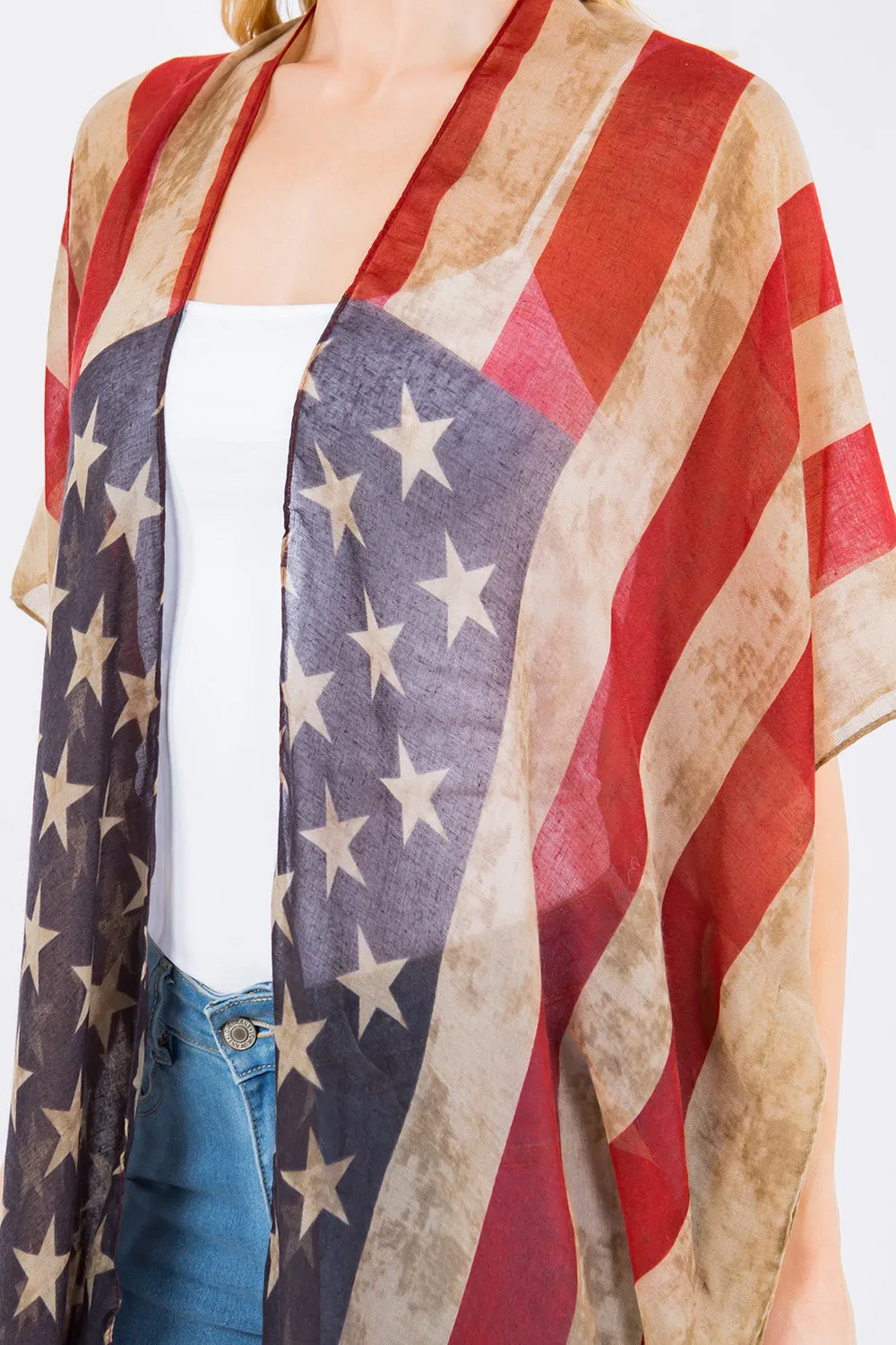 KP-4134 vintage americana design kimono