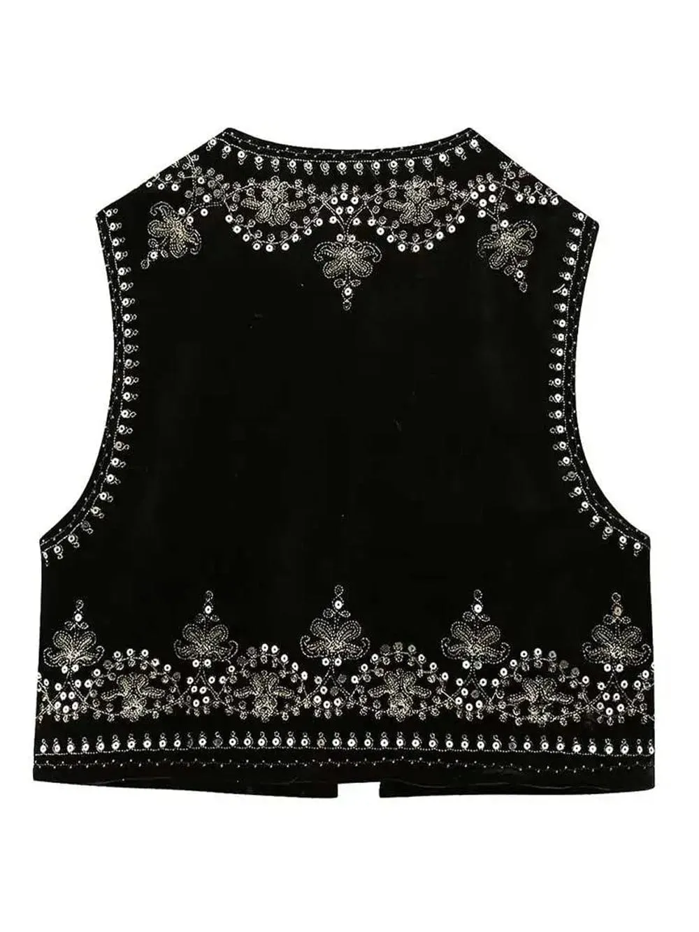 Layla Sequin Floral Vest Top