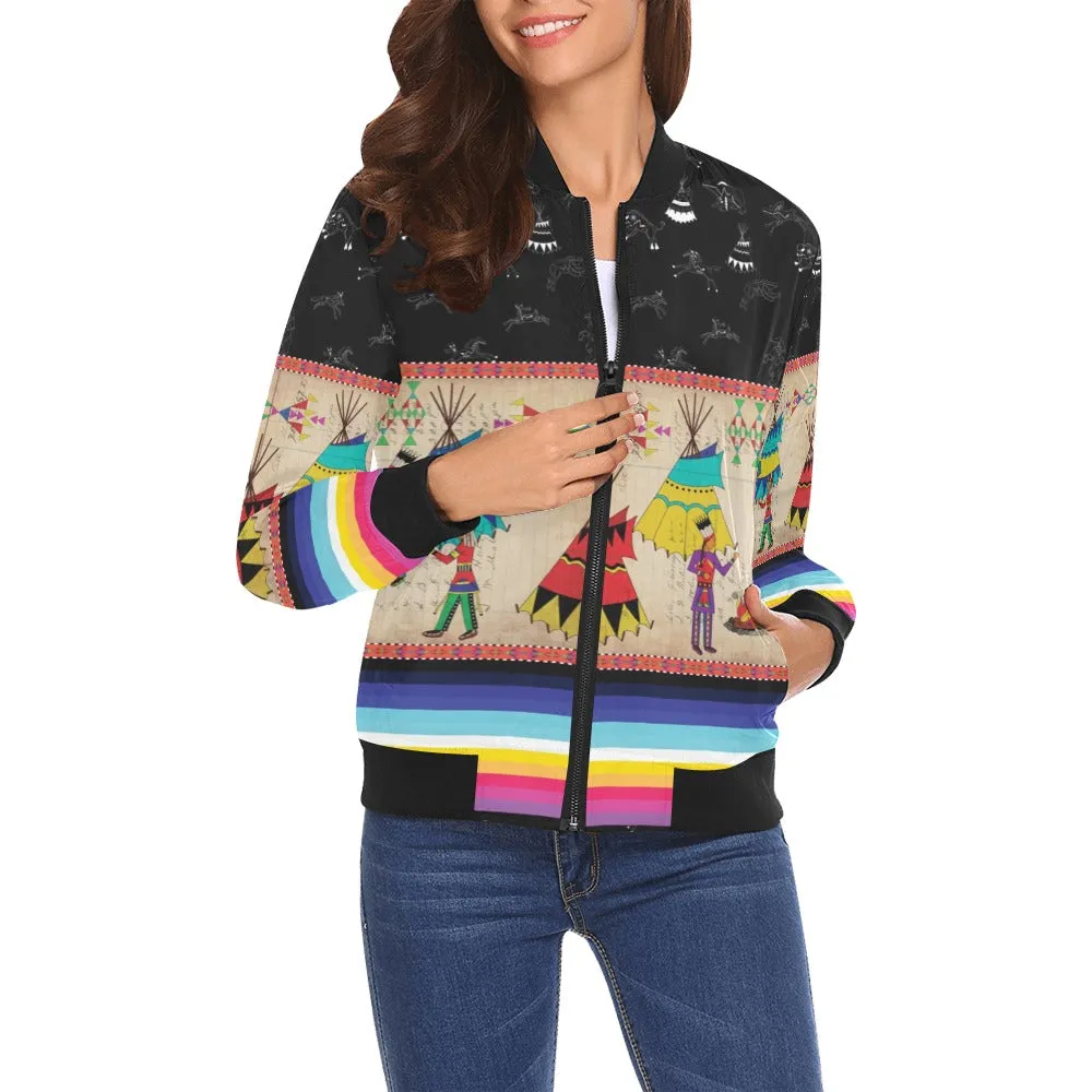 Ledger Chiefs Midnight Bomber Jacket for Women