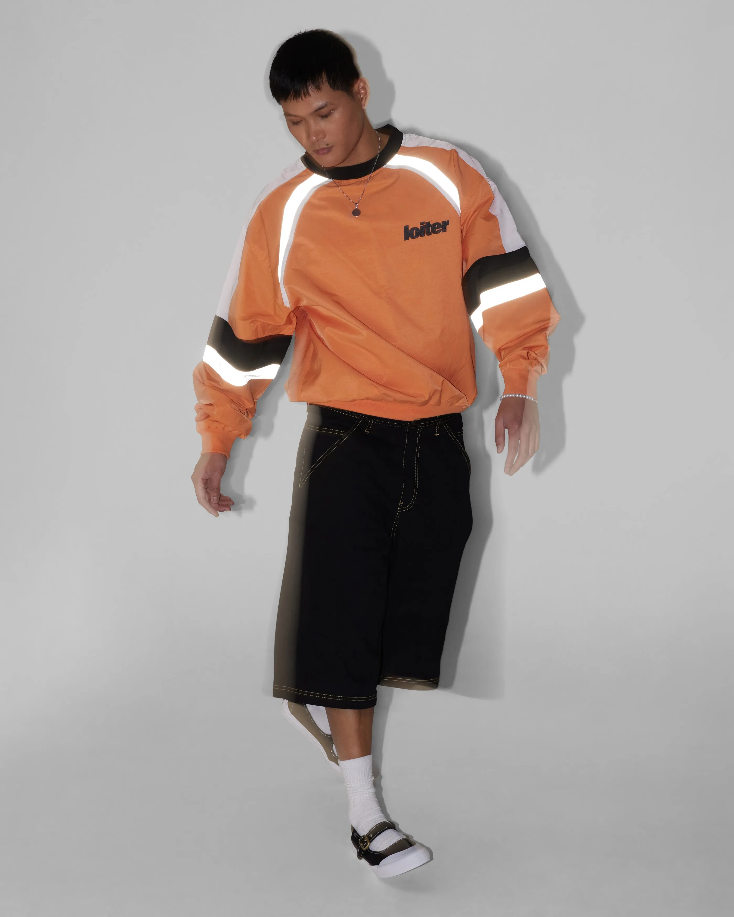 Loiter Studio Athletic Crewneck Orange