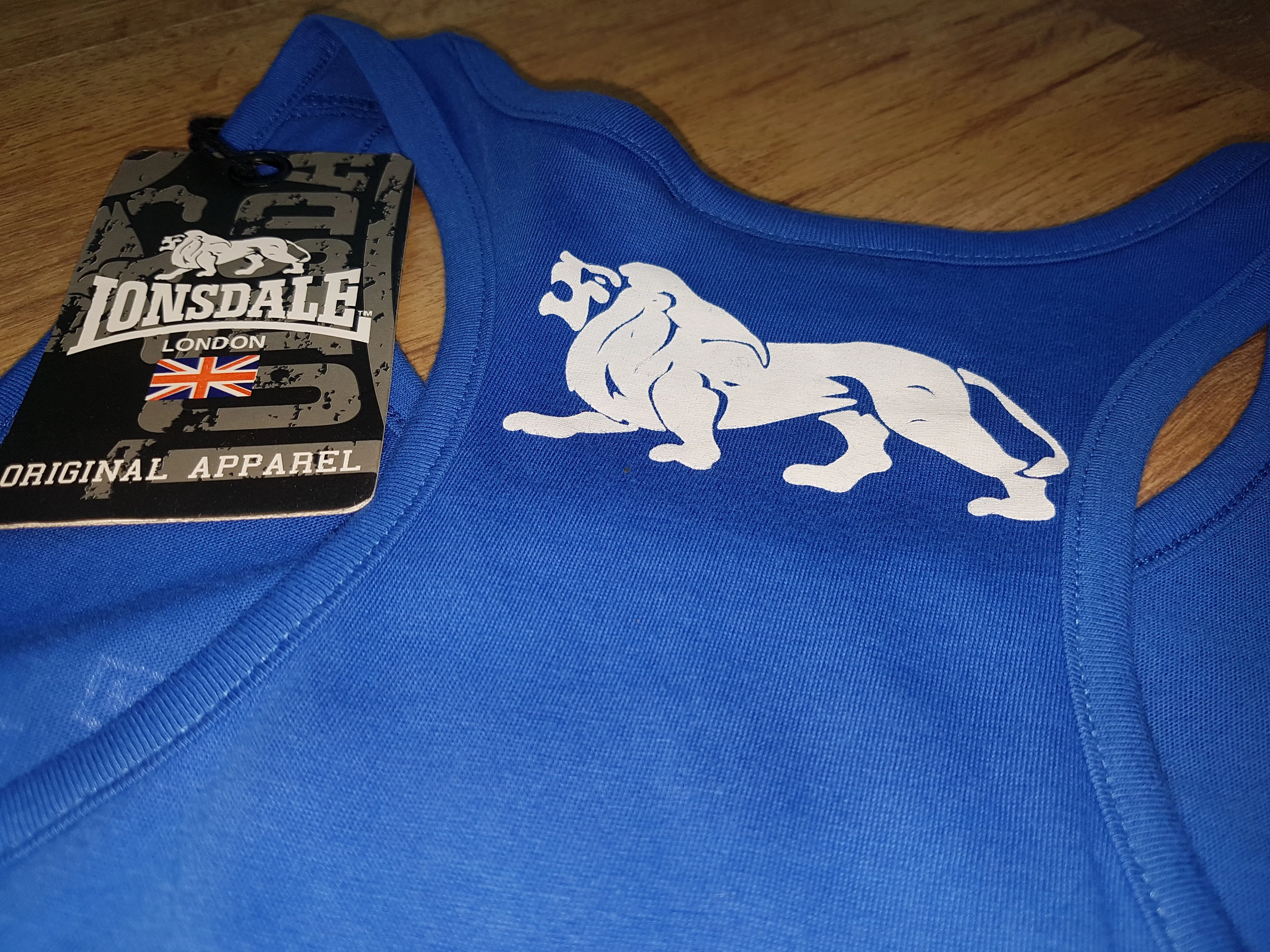 LONSDALE Gym Graphic Singlet Vest Tank Top