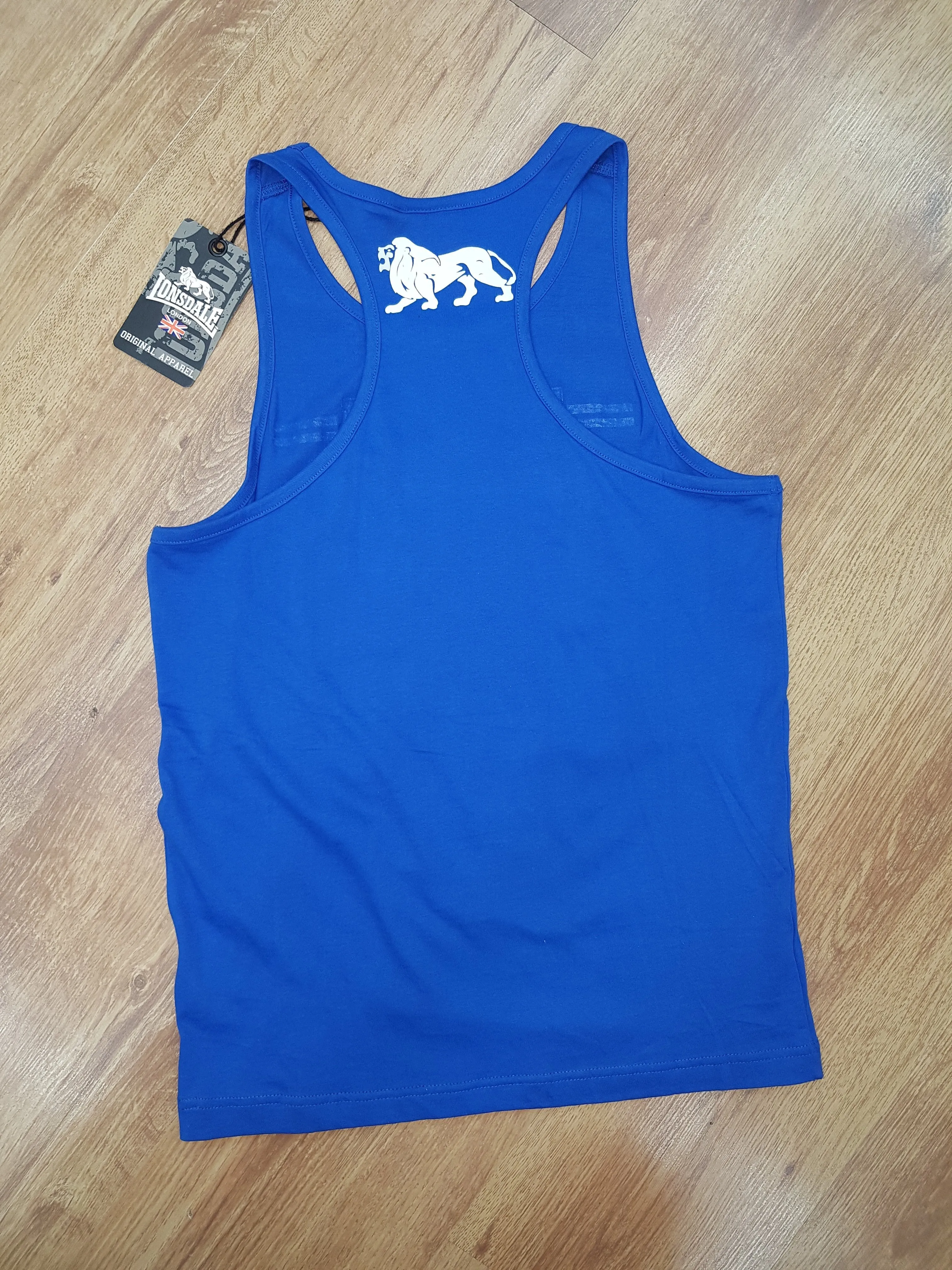 LONSDALE Gym Graphic Singlet Vest Tank Top