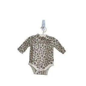 LS Turtleneck Onesie / Leopard Print