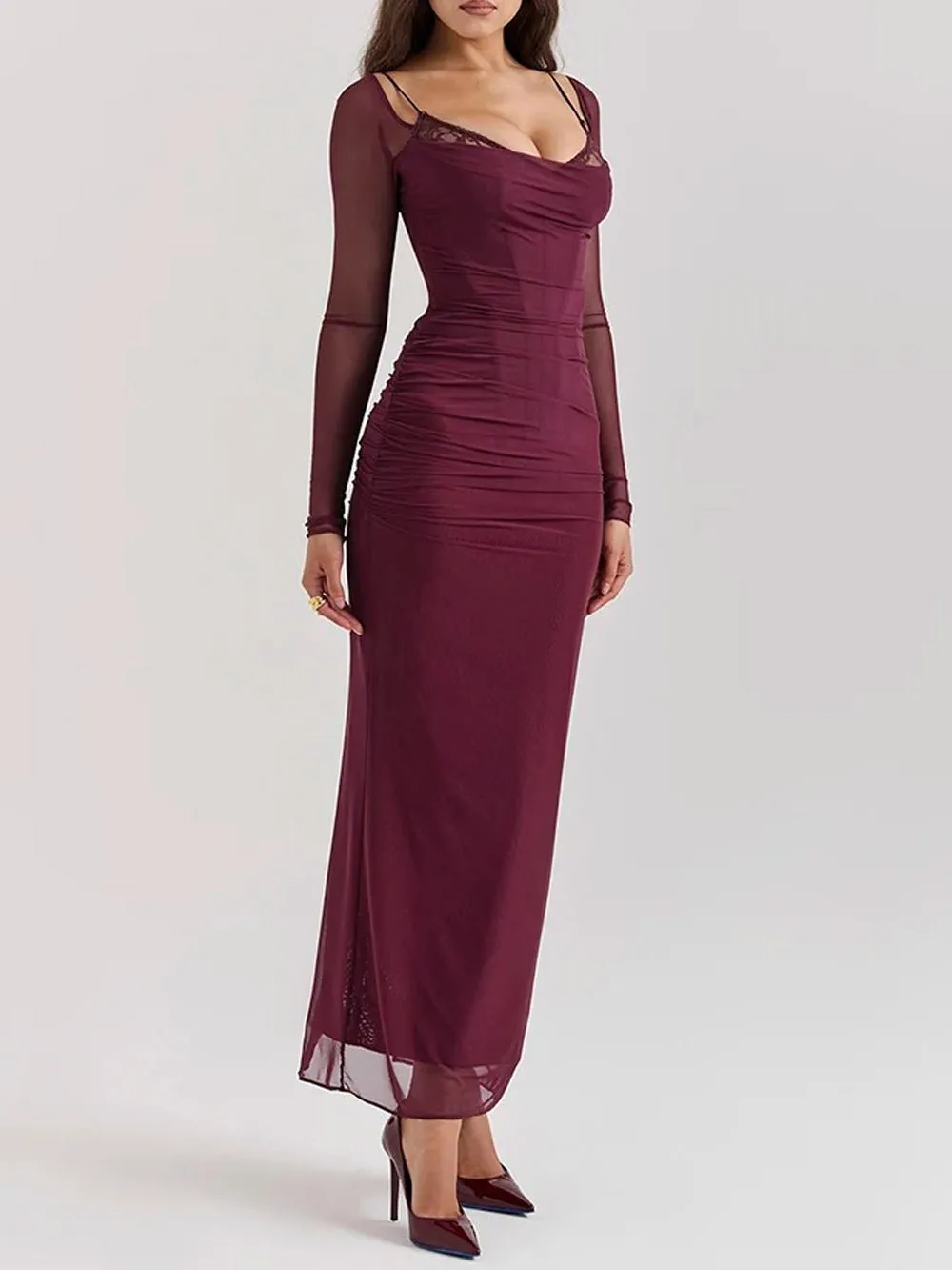 Maddison Backless Maxi Dress