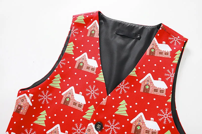 Men's 3D Christmas Printed Vest Waistcoat