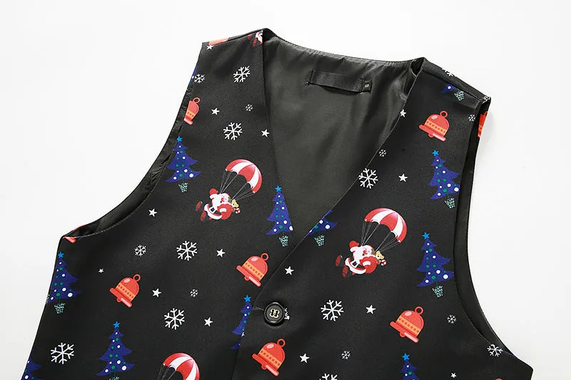 Men's Christmas 3D Printed Vest Waistcoat